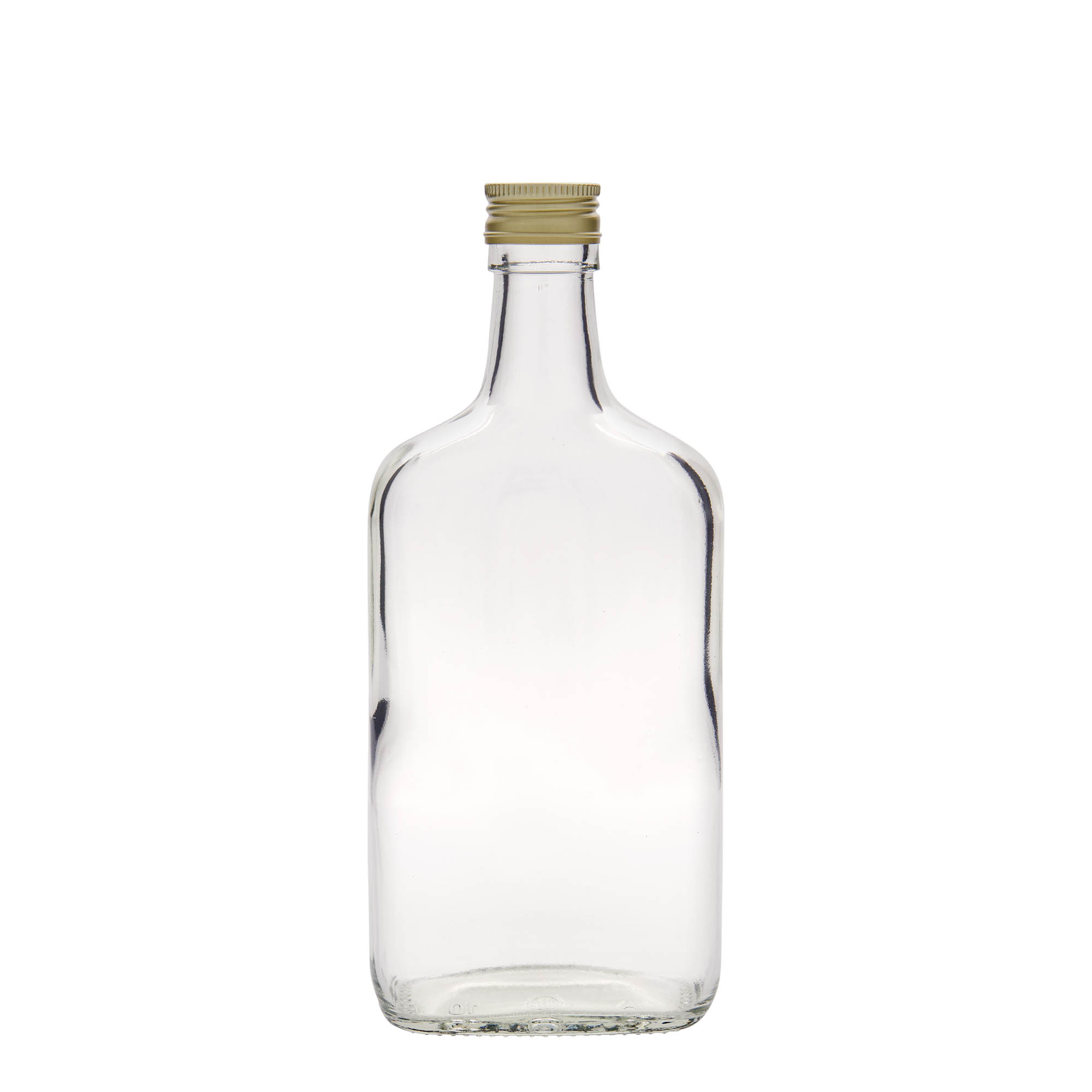 700 ml lasipullo 'Amaretto', suorakulmainen, suuaukko: PP 31,5