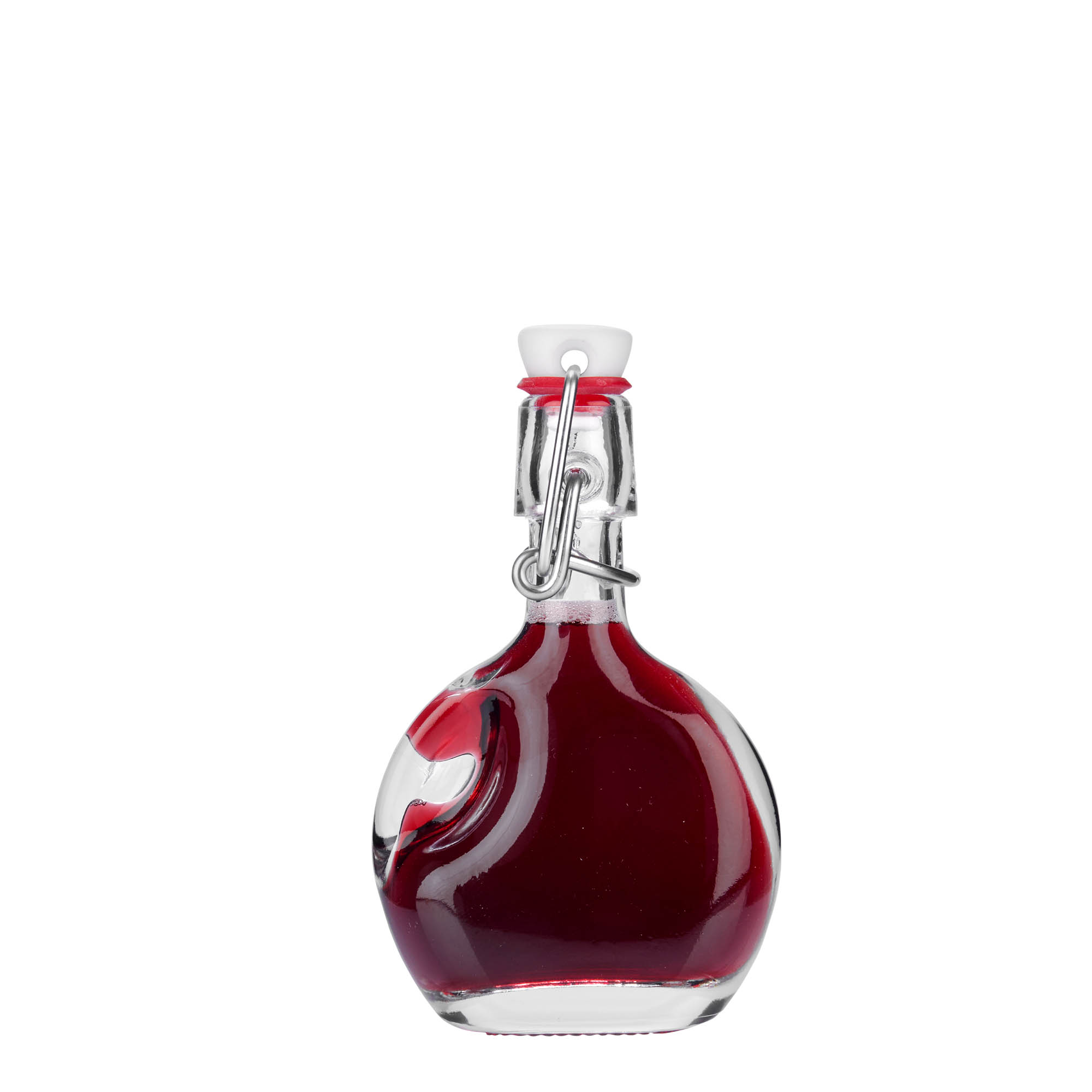 40 ml lasipullo 'Lukas', ovaali, suuaukko: saranakorkki