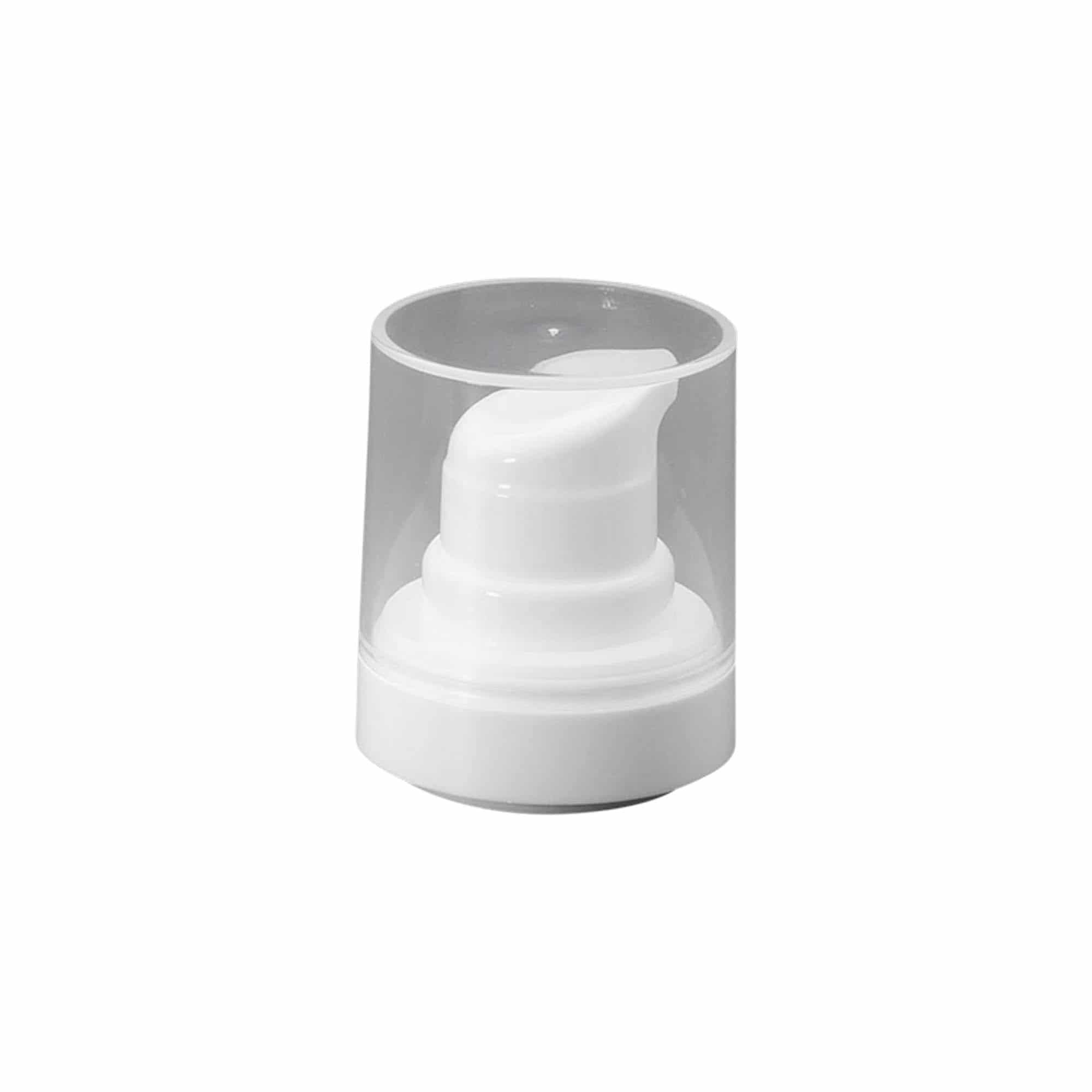 Airless Dispenser -pumppupää'Micro', PP-muovi, valk.