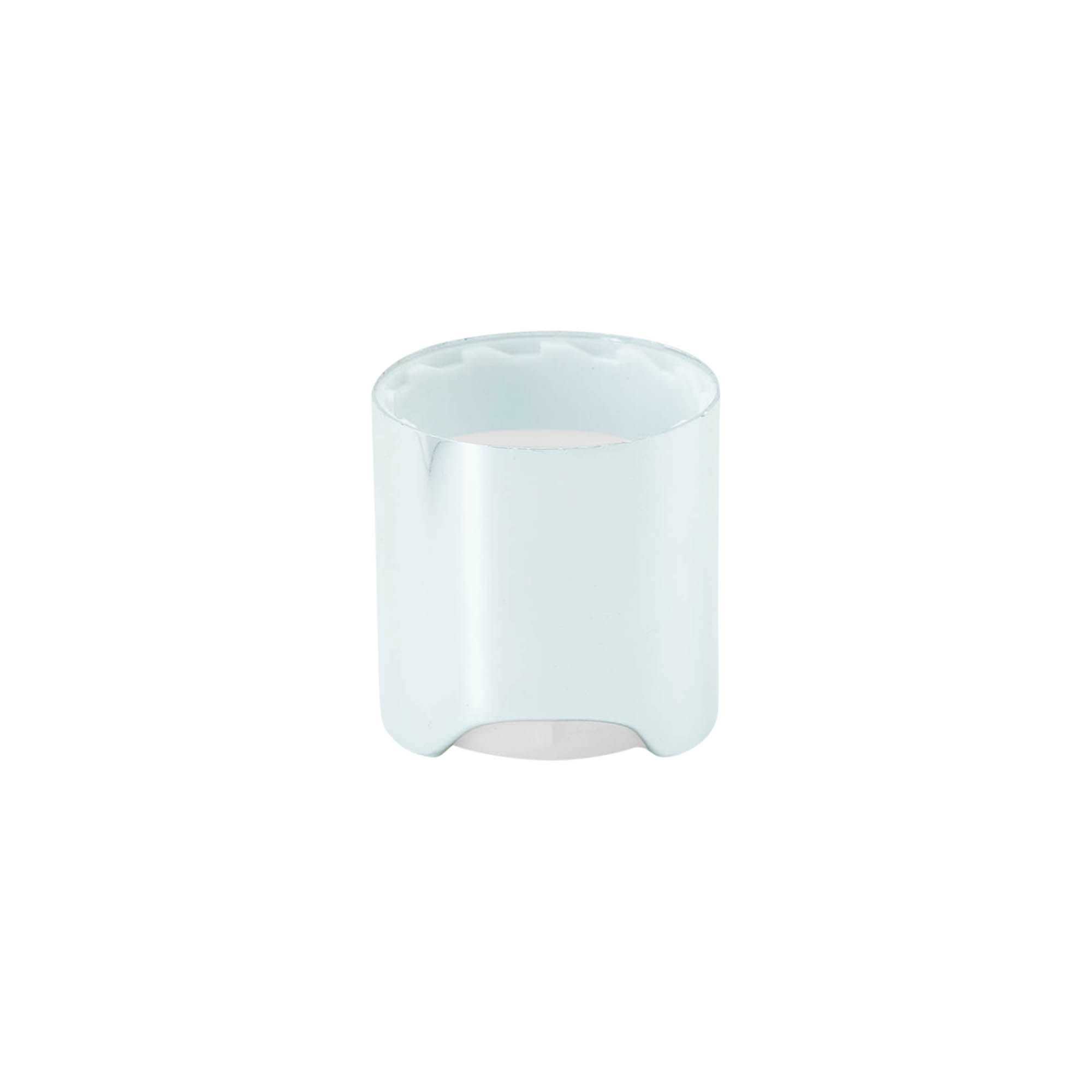 Ruuvikorkki Disc Top, PP-muovi, hopea, aukon koko: 24/410