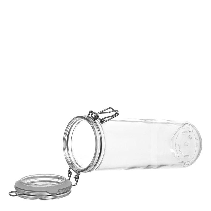 1,360 ml lankakahvallinen lasipurkki 'Fido', suuaukko: lankakahvalukko