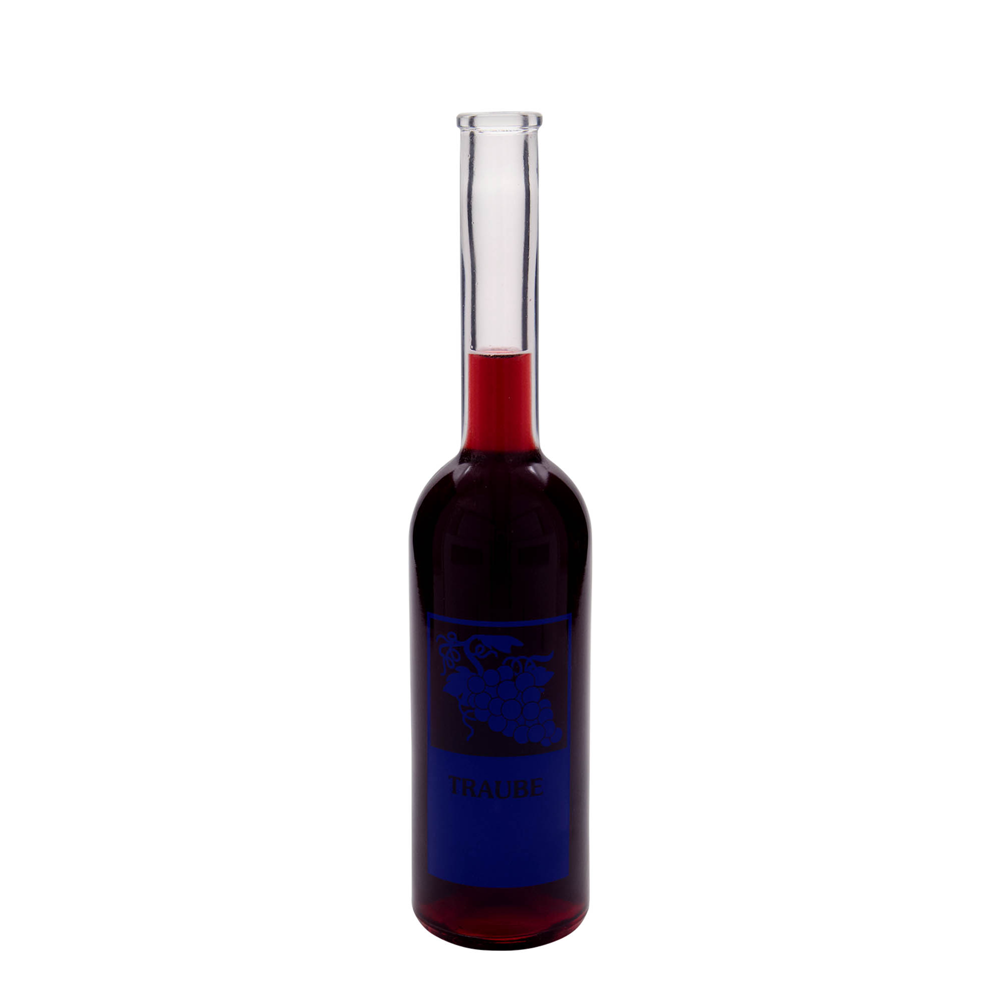 500 ml lasipullo 'Opera', kuvio: Viinirypäle, suuaukko: korkki