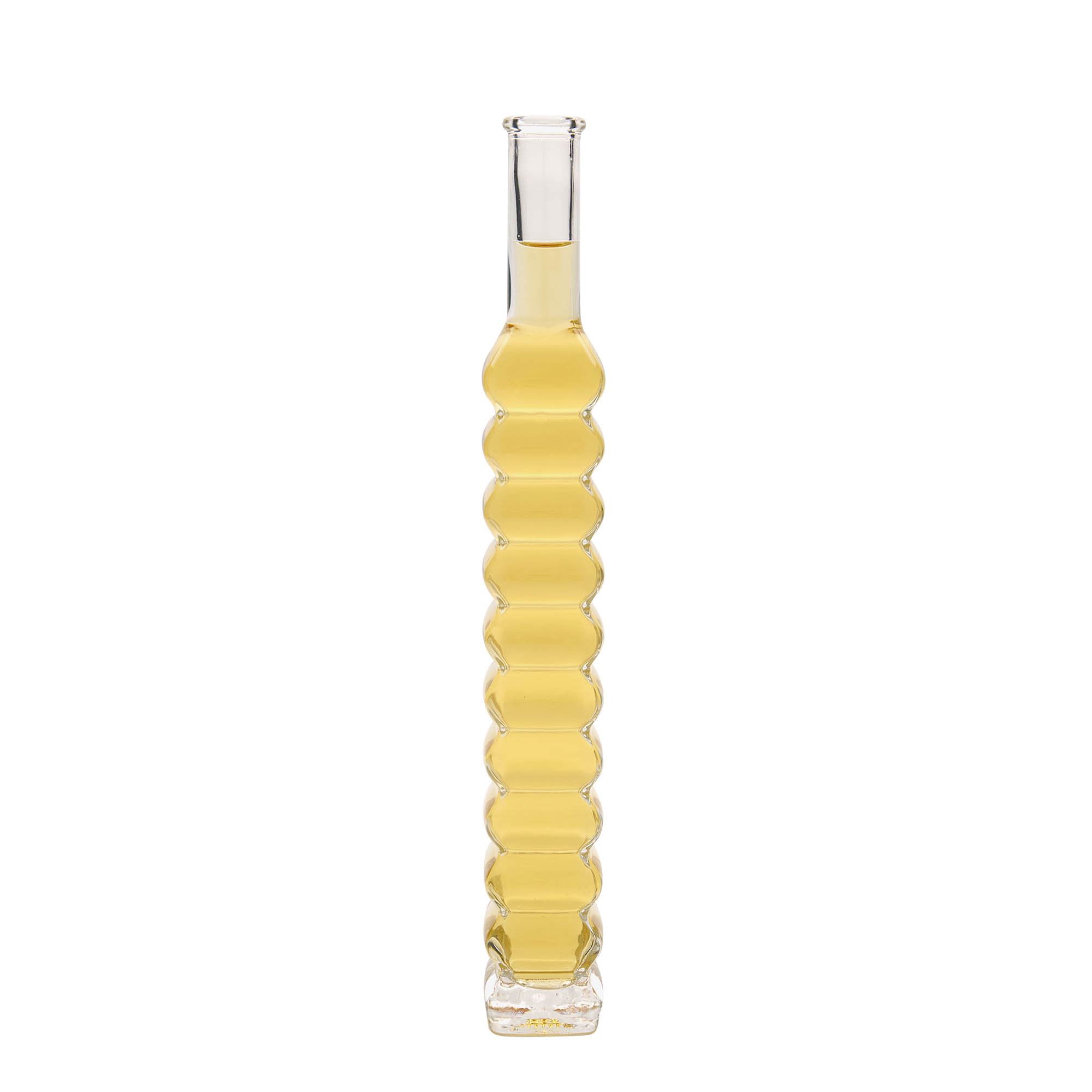 200 ml lasipullo 'Rooma, neliömäinen, suuaukko: korkki'