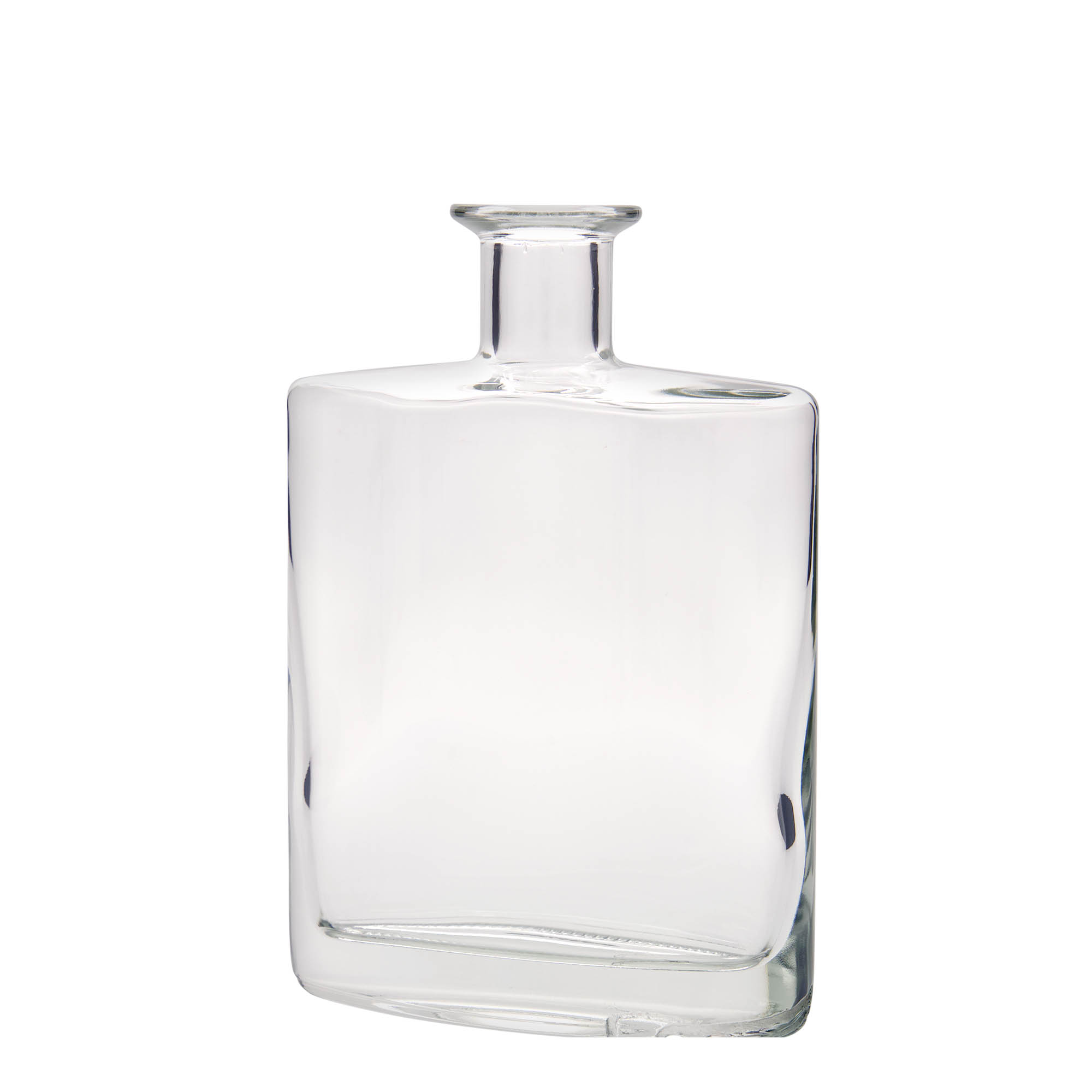 700 ml lasipullo 'Zorbas', soikea, suu: korkki