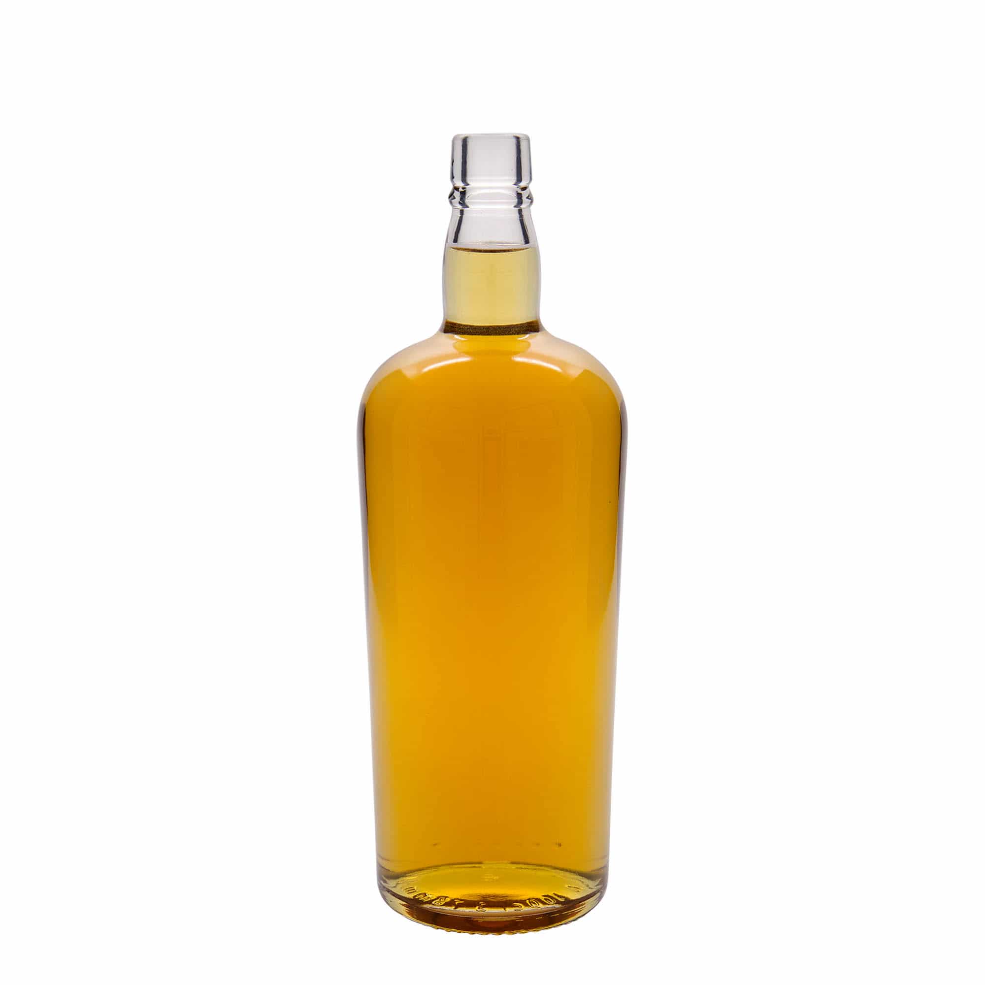 1000 ml lasipullo 'Edinburgh', suu: korkki