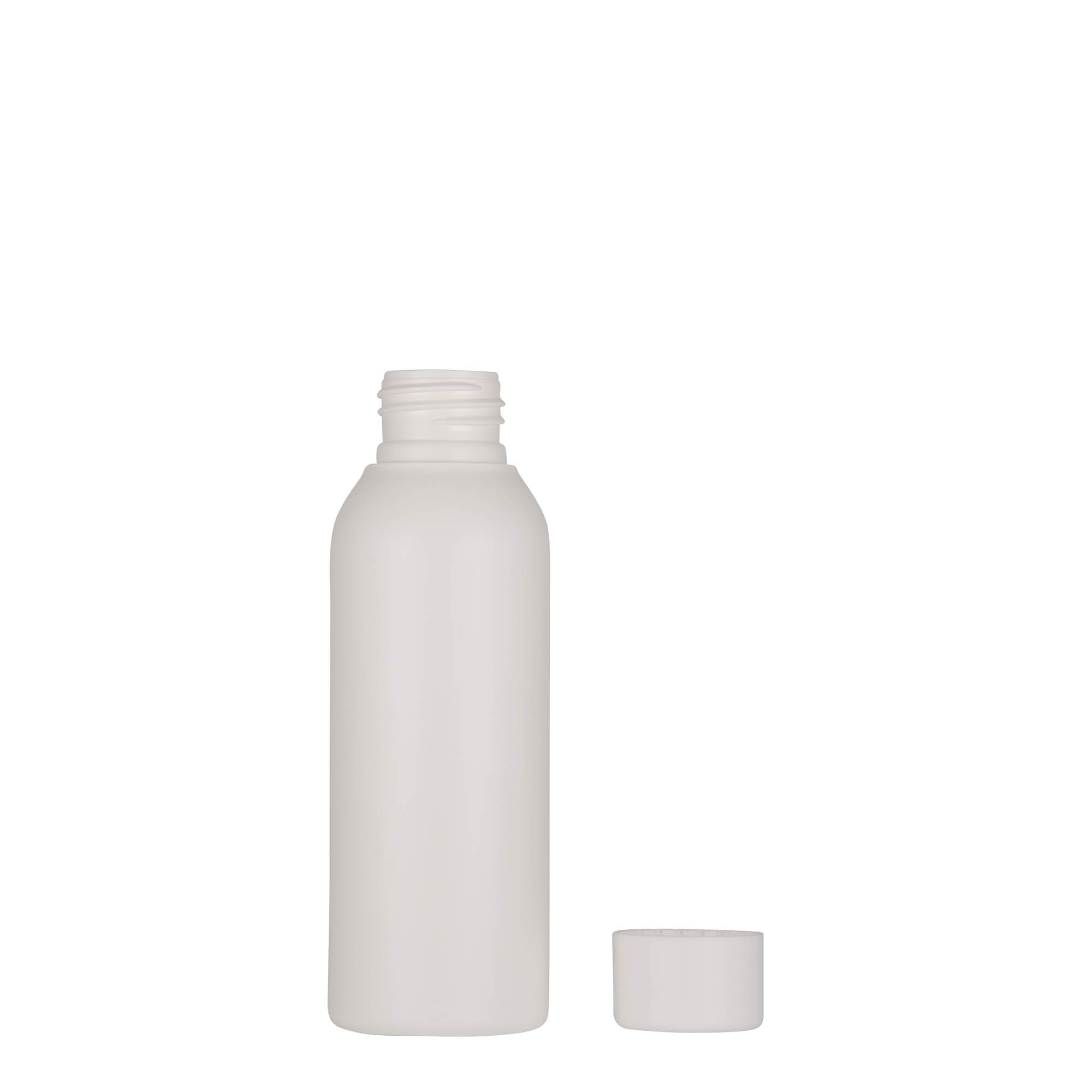 100 ml muovipullo 'Tuffy', HDPE, valkoinen, suuaukko: 24/410