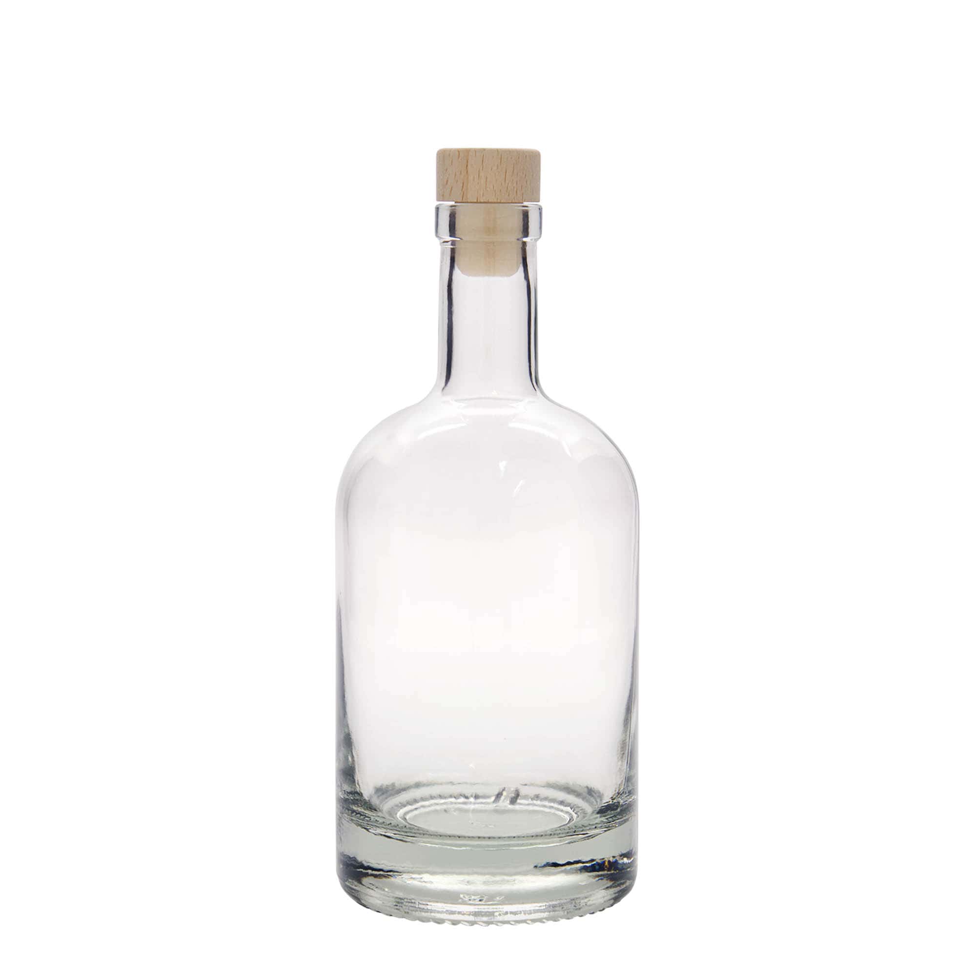 500 ml lasipullo ”First Class”, suuaukko: korkki