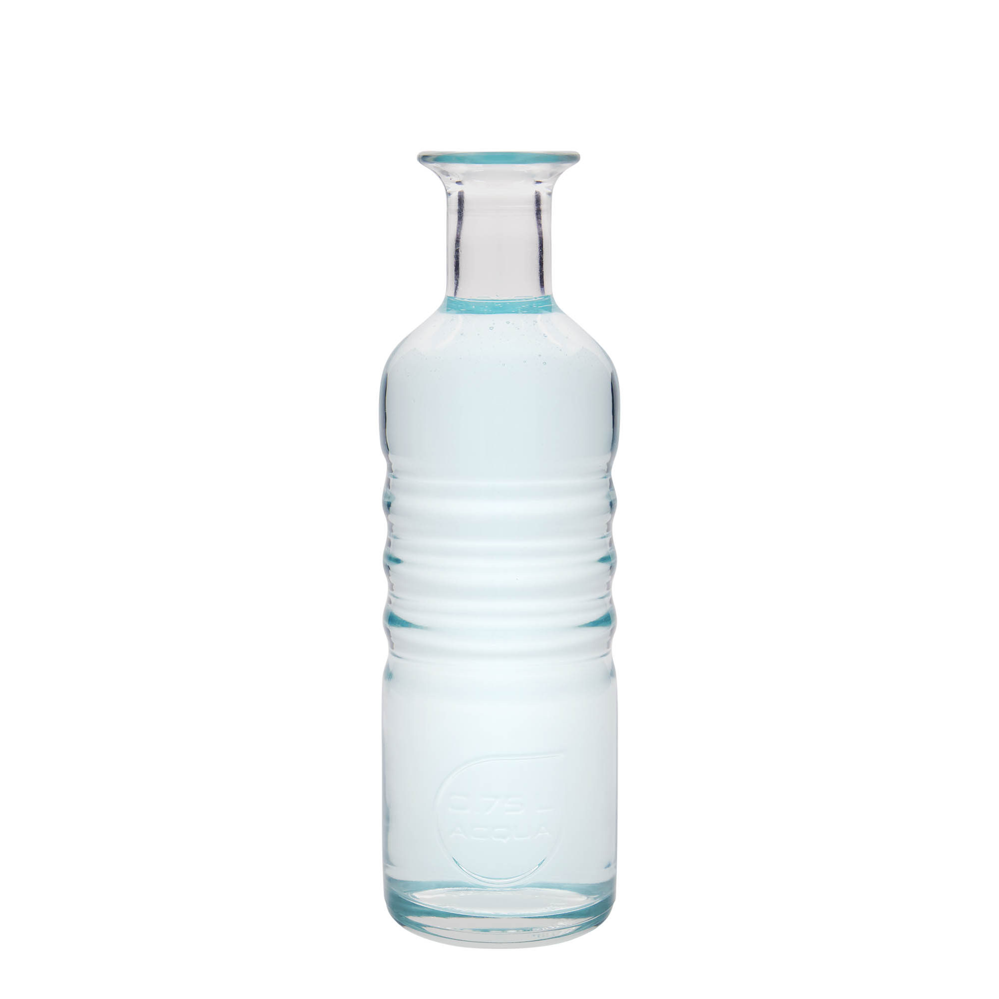 750 ml lasipullo 'Optima Acqua', suuaukko: korkki