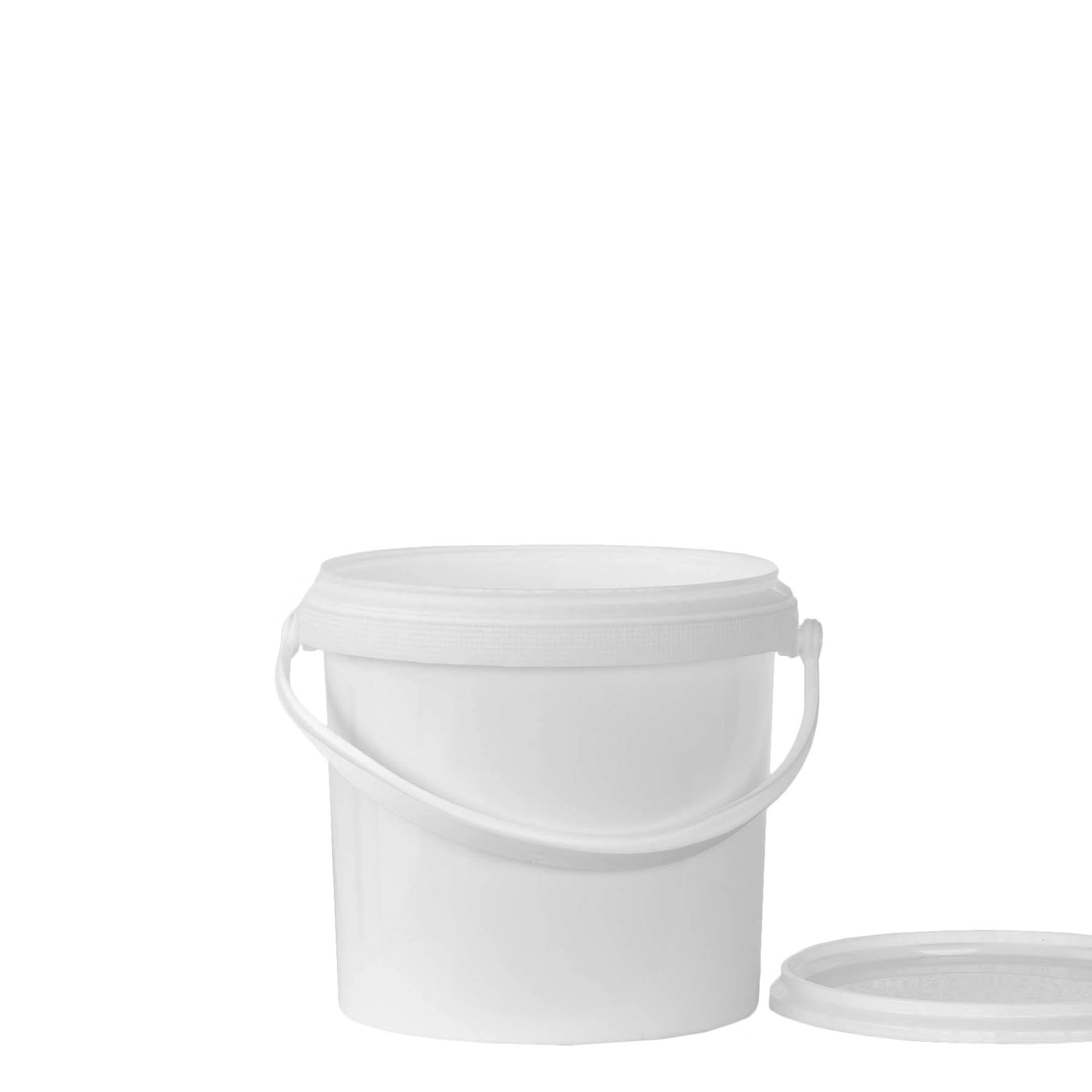 2,5 l ämpäri, PP-muovi, valkoinen 2,5 l ämpäri, PP-muovi, valkoinen