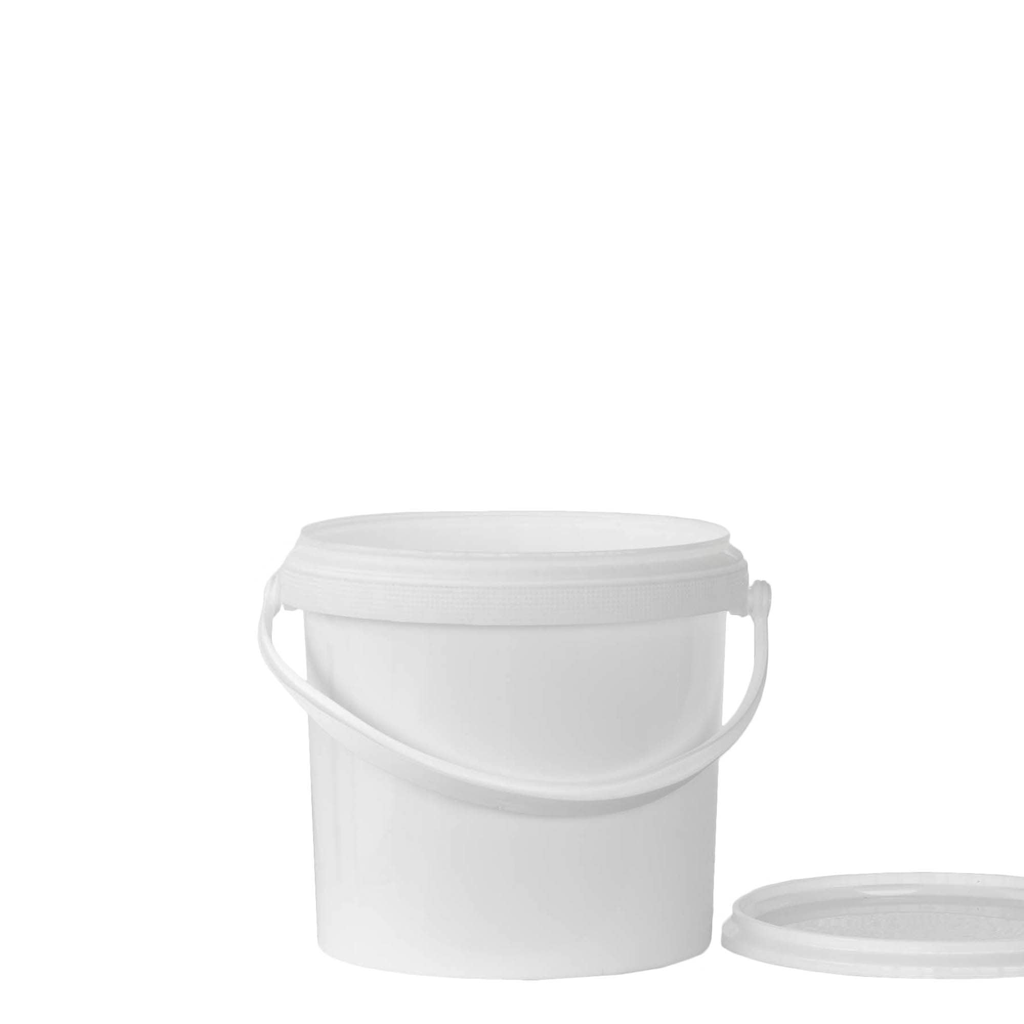 2,5 l ämpäri, PP-muovi, valkoinen 2,5 l ämpäri, PP-muovi, valkoinen