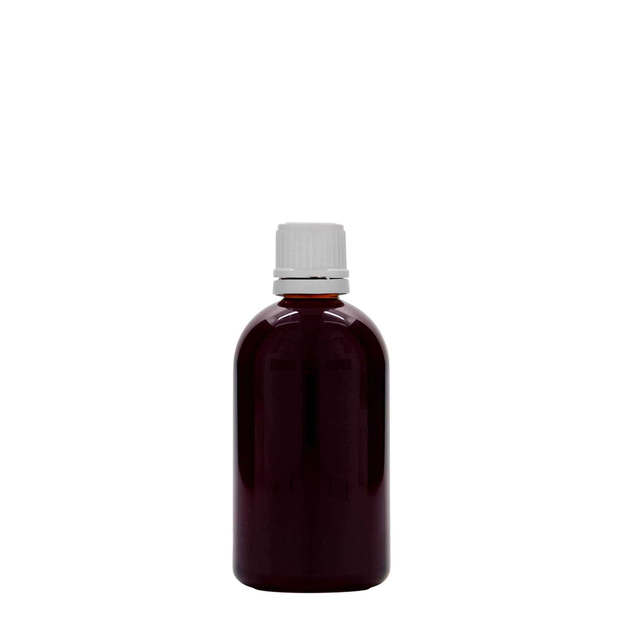 100 ml PET-lääkepullo 'Easy Living', muovi, suu: DIN 18