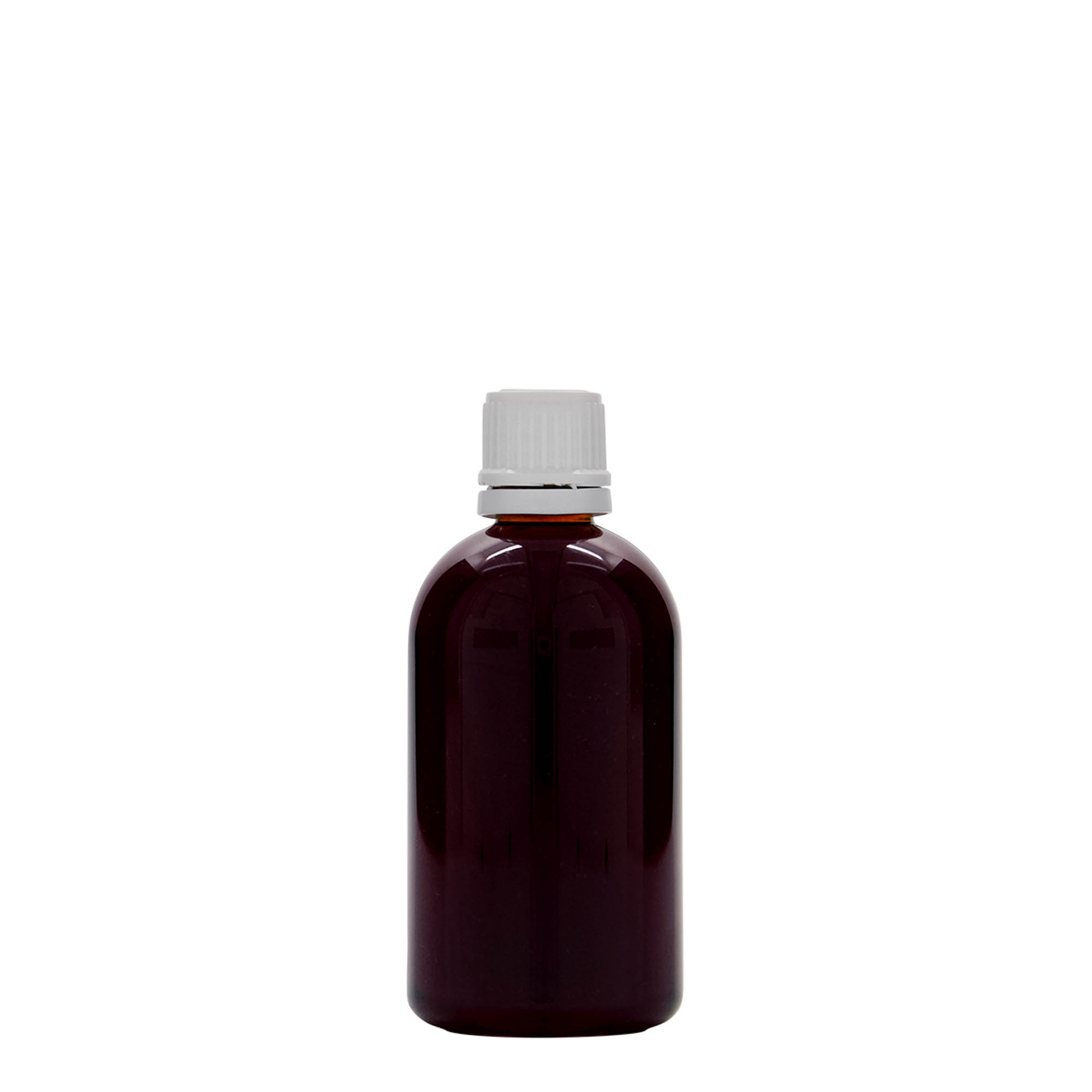 100 ml PET-lääkepullo 'Easy Living', muovia, suuaukko: DIN 18