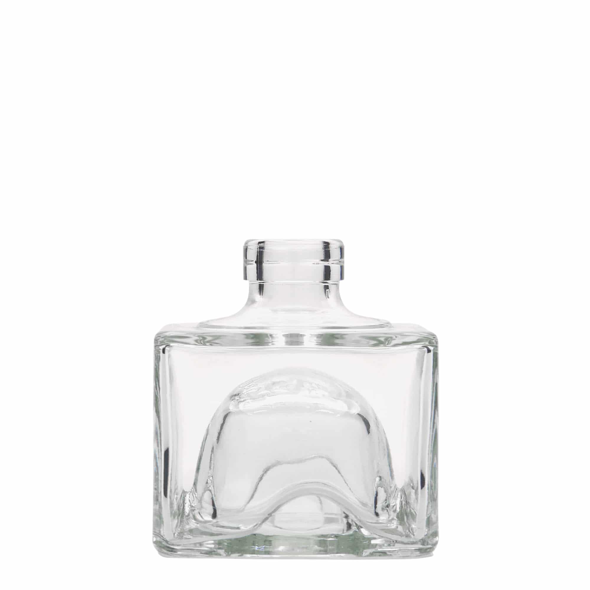 200 ml lasipullo 'Cocolores', nelikulmainen, suuaukko: korkki