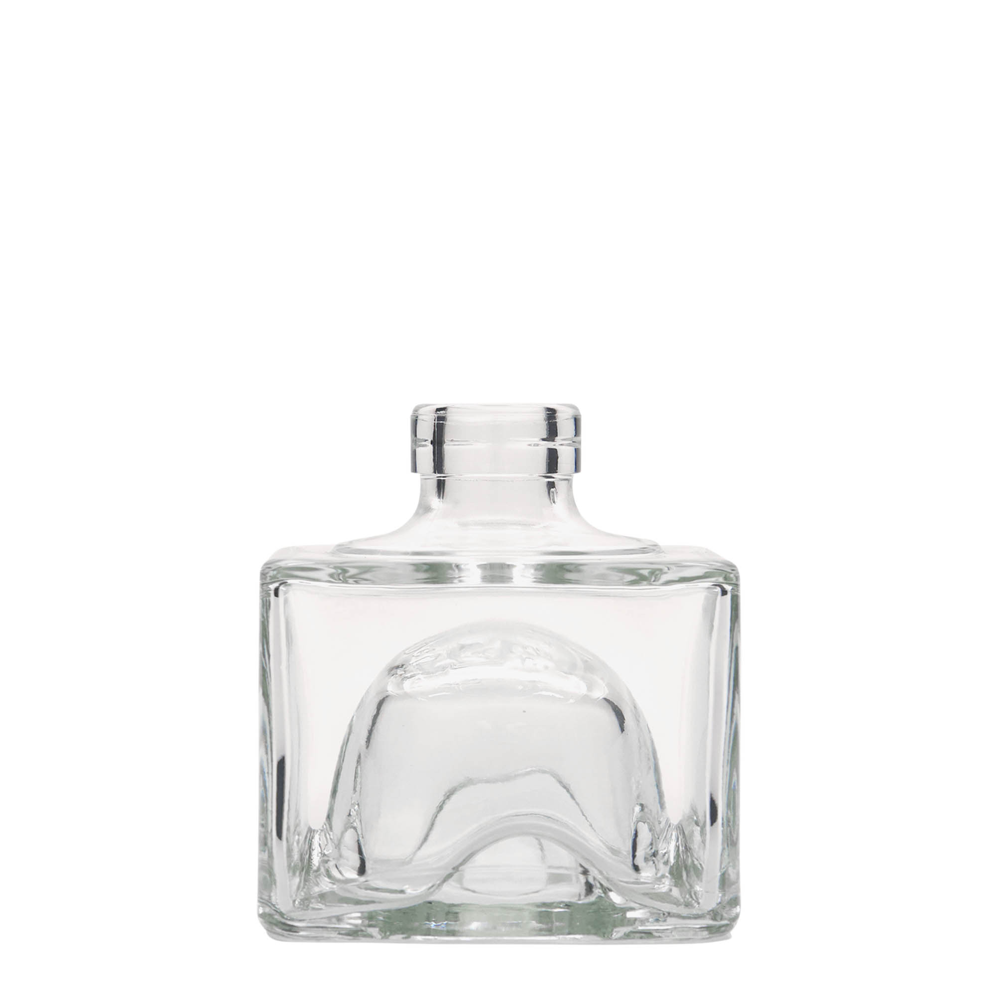 200 ml lasipullo 'Cocolores', nelikulmainen, suuaukko: korkki 200 ml lasipullo 'Cocolores', nelikulmainen, suuaukko: korkki
