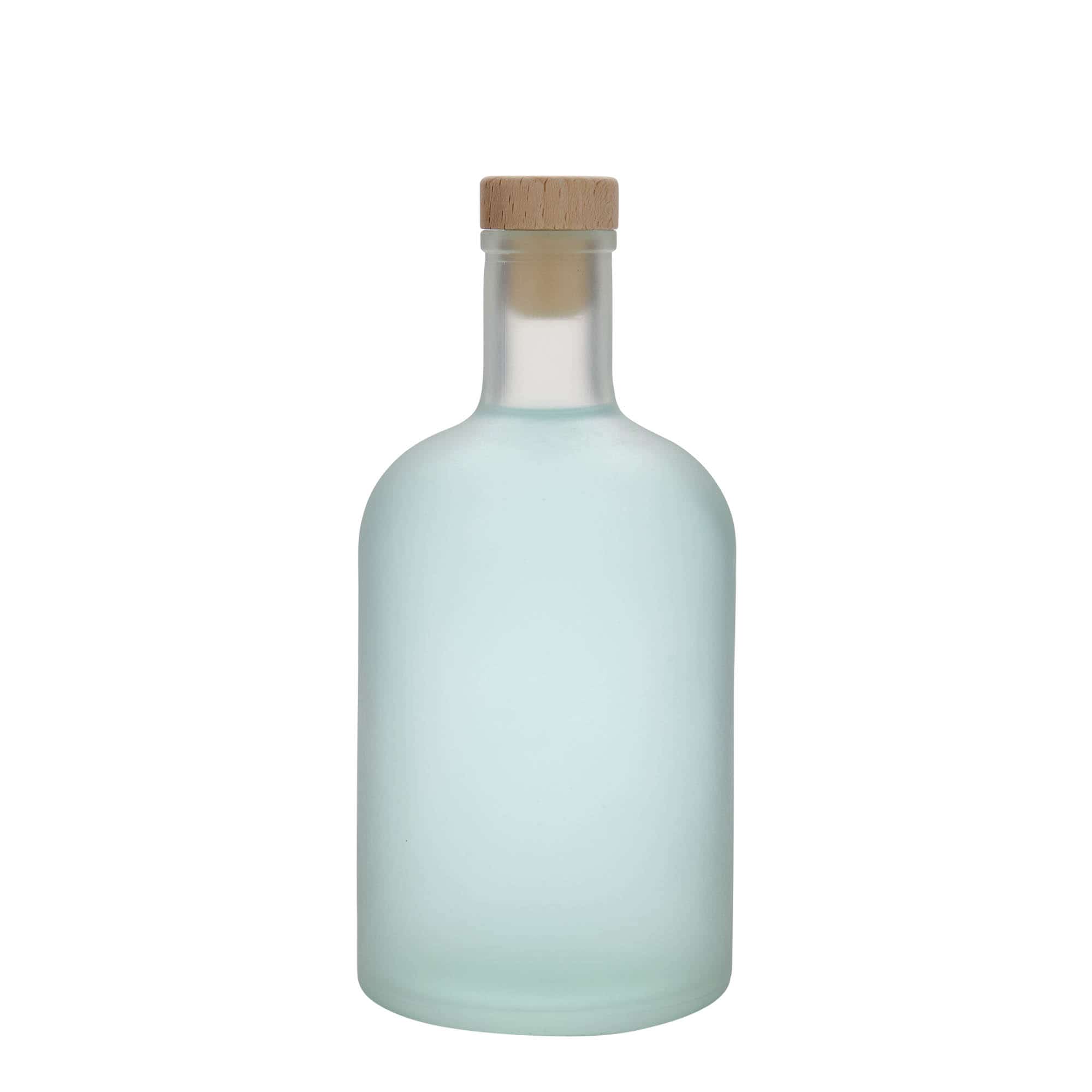 700 ml lasipullo 'Gerardino', huurrettu, suu: korkki