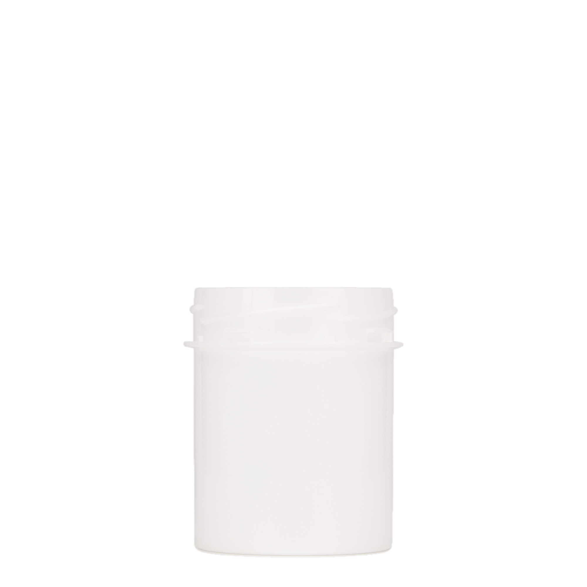 150 ml muovipurkki 'Securilock', PP, valkoinen, suuaukko: ruuvikorkki
