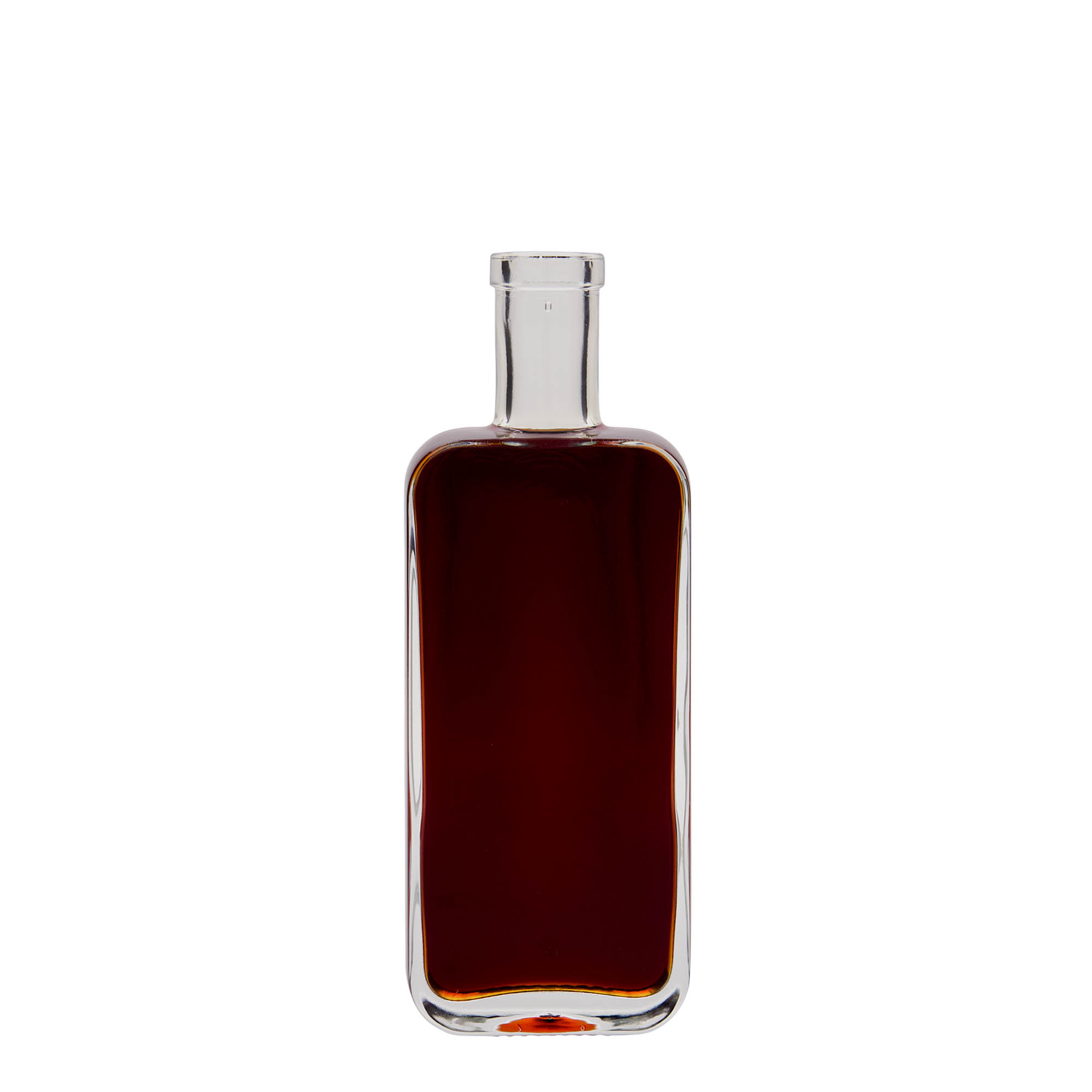 200 ml lasipullo 'Nizza', nelikulm., suu: korkki