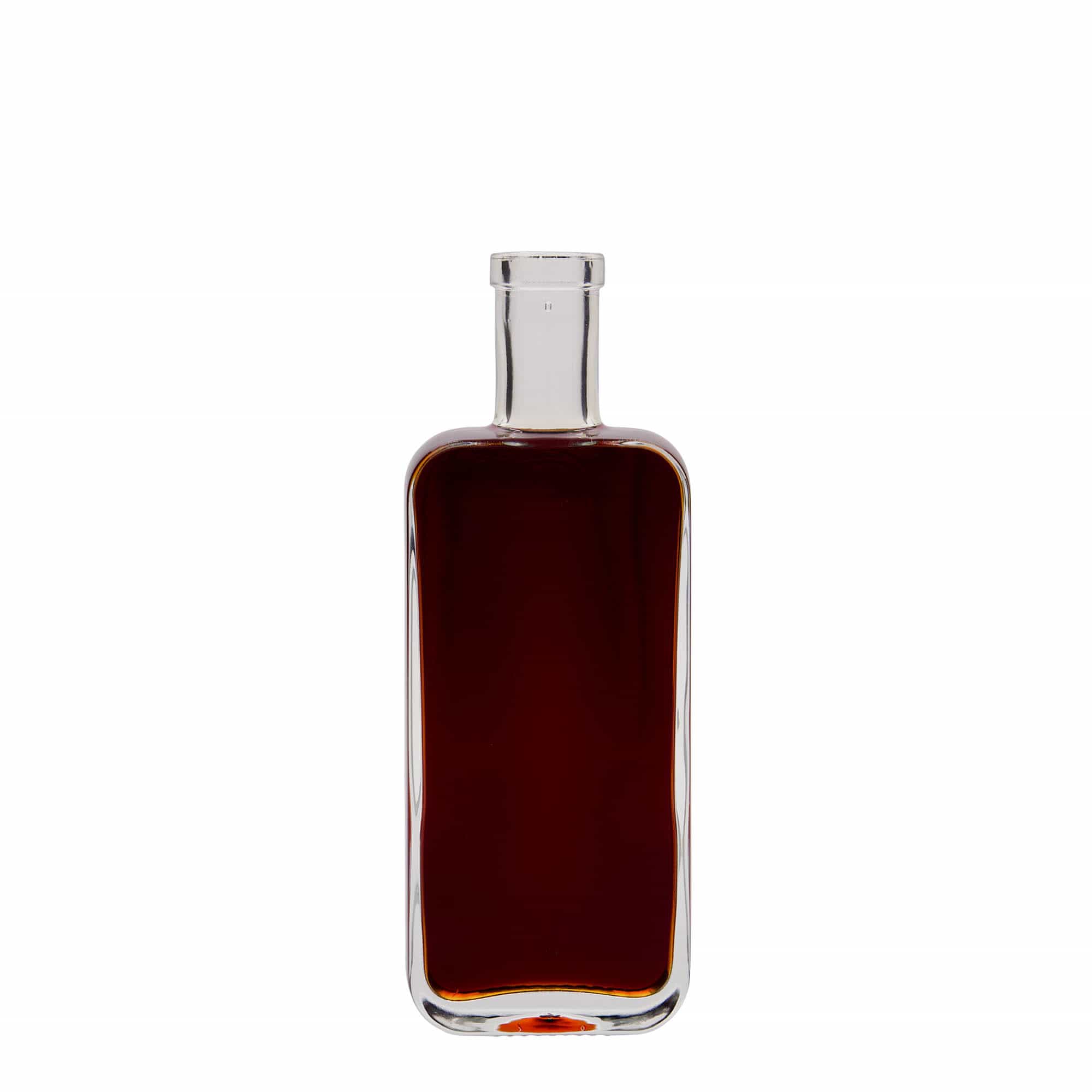200 ml lasipullo 'Nice', suorakaide, suuaukko: korkki