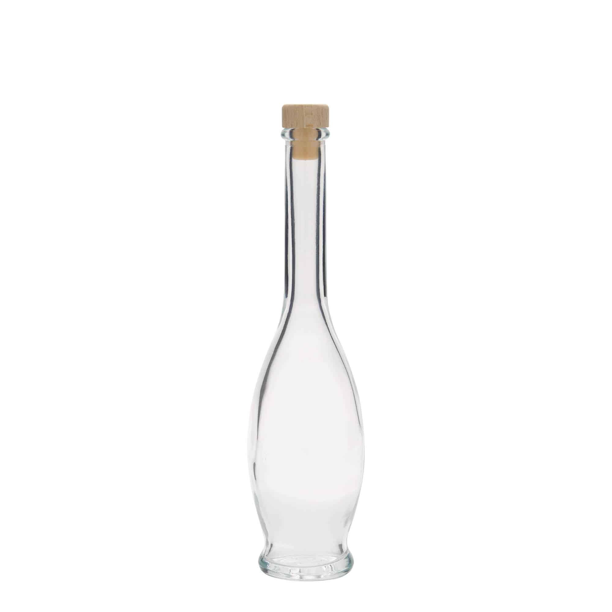 100 ml lasipullo 'Gina', suu: korkki