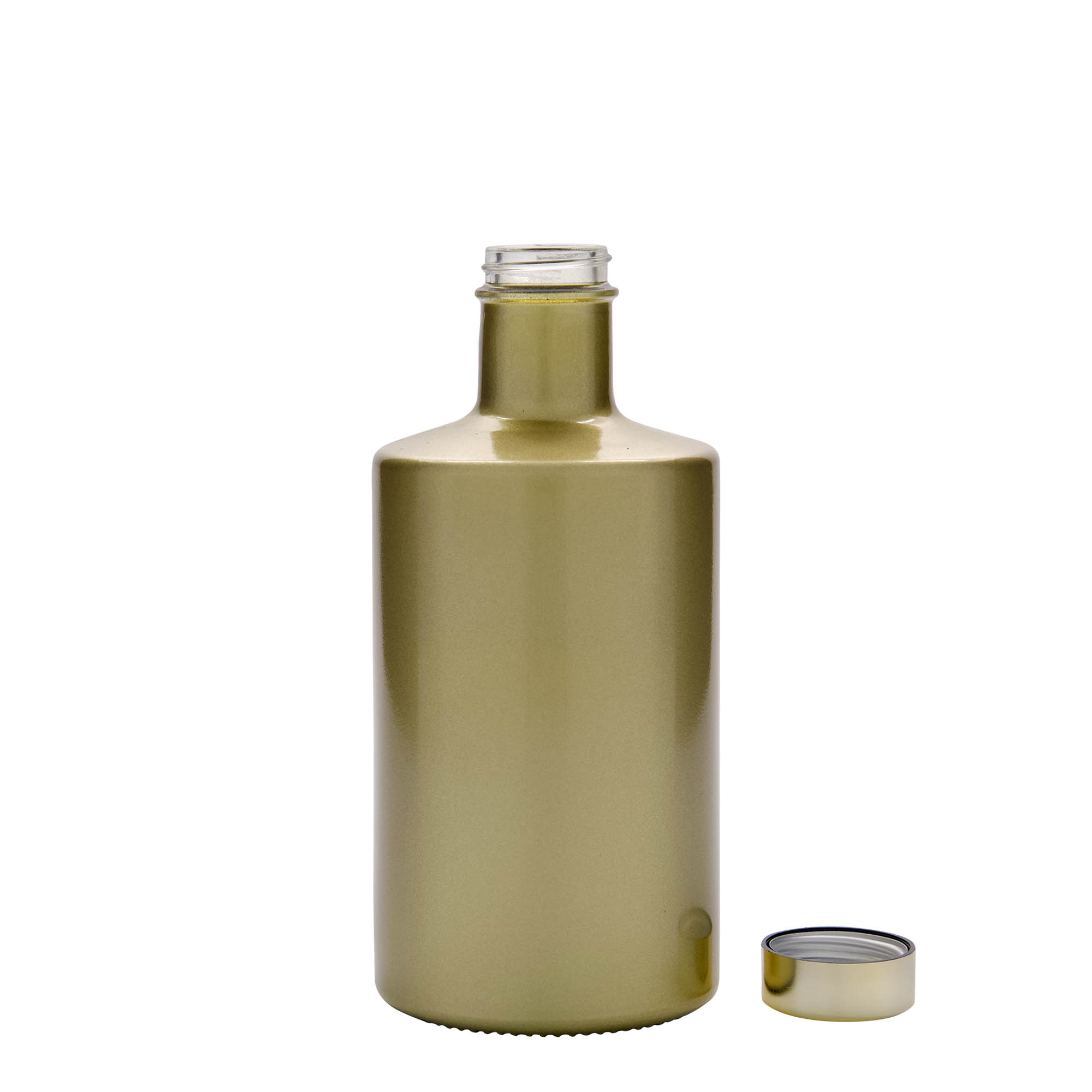 500 ml lasipullo 'Caroline', kulta, suuaukko: GPI 33 500 ml lasipullo 'Caroline', kulta, suuaukko: GPI 33