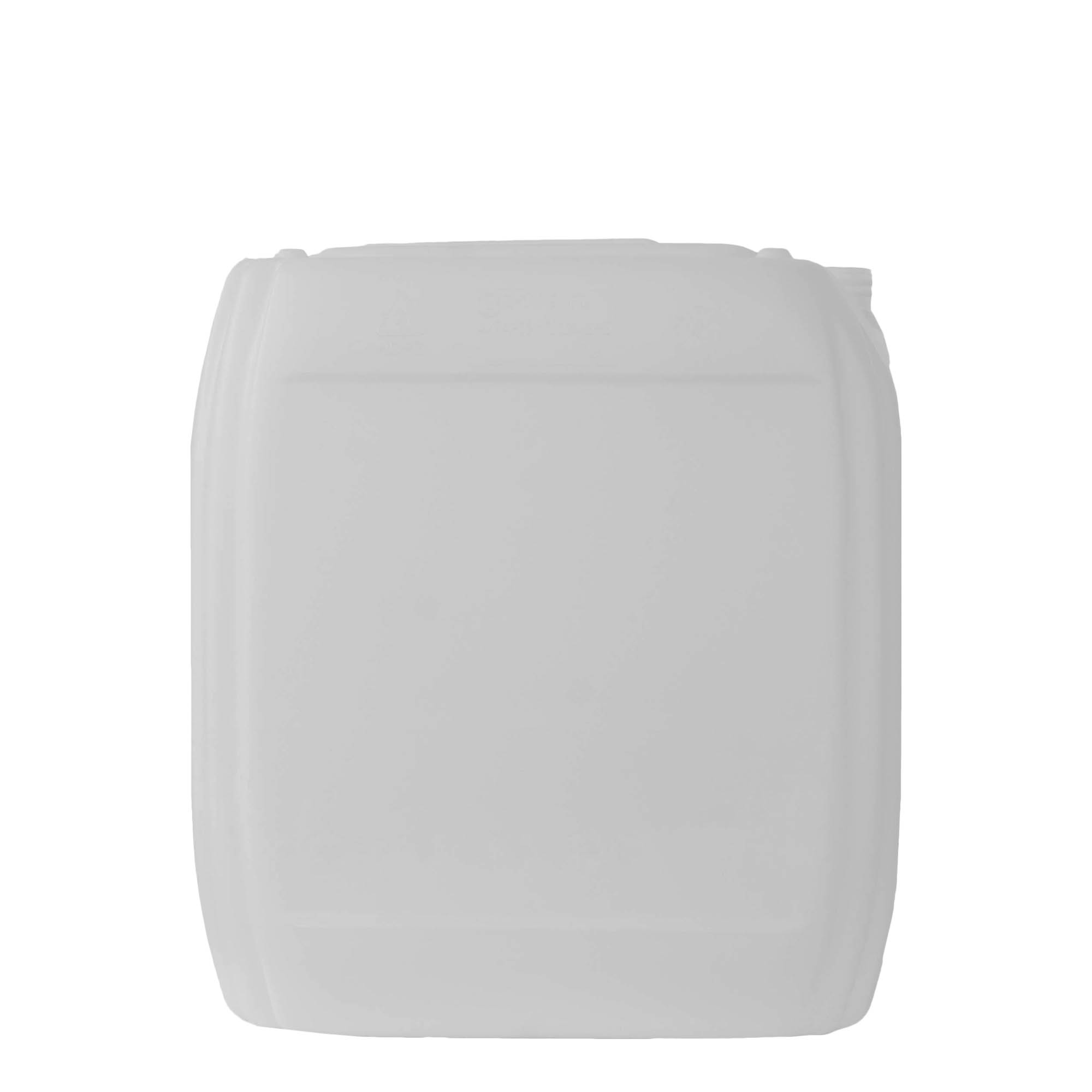 25 l kanisteri, suorakaiteen muotoinen, HDPE-muovia, luonnonvärinen, suuaukko: ND 60 25 l kanisteri, suorakaiteen muotoinen, HDPE-muovia, luonnonvärinen, suuaukko: ND 60