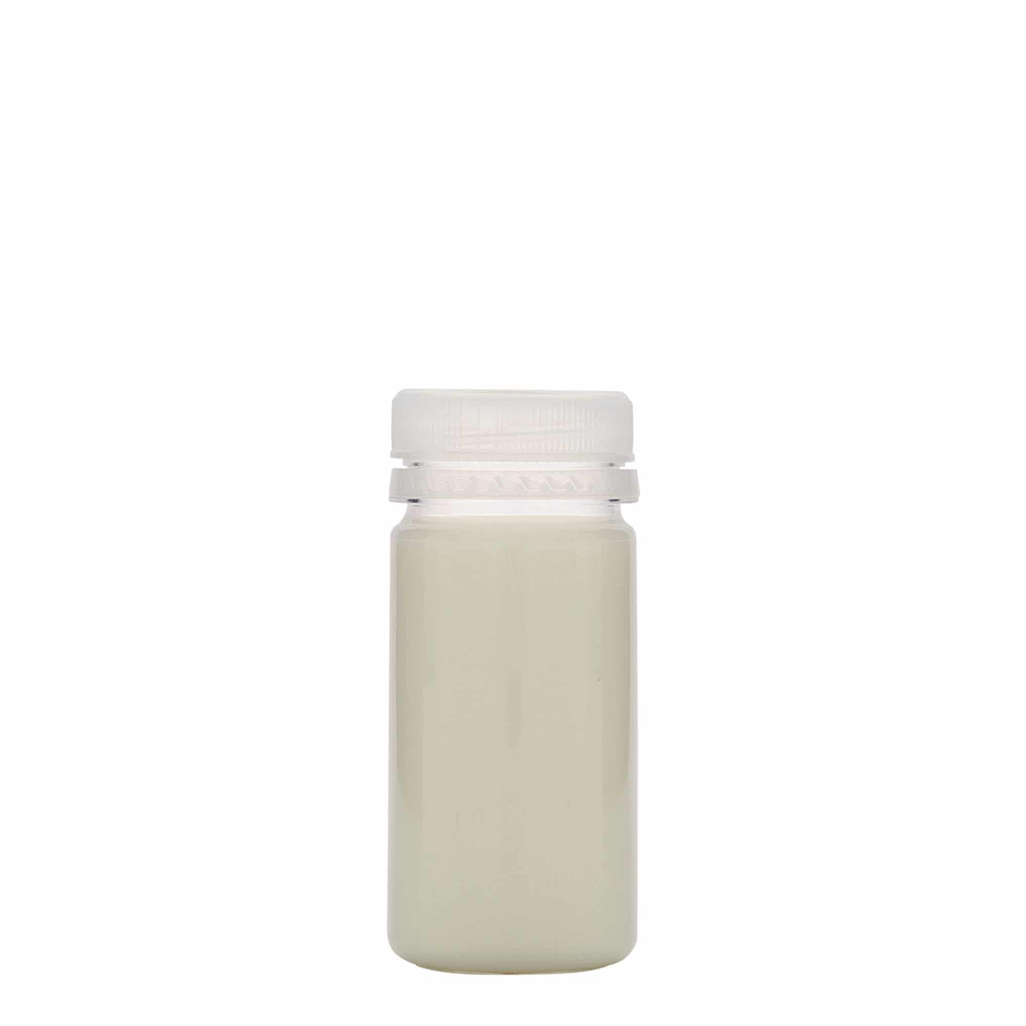 100 ml PET-pullo 'Everytime', muovi, suu: 38 mm