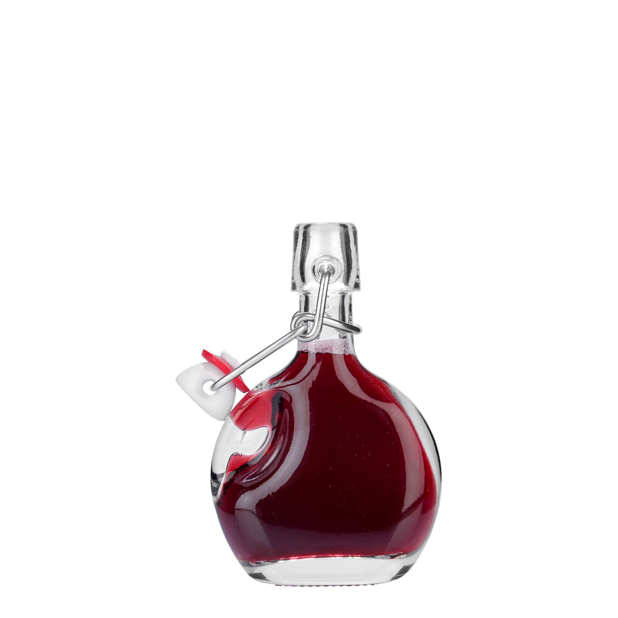 40 ml lasipullo 'Lukas', ovaali, suuaukko: saranakorkki