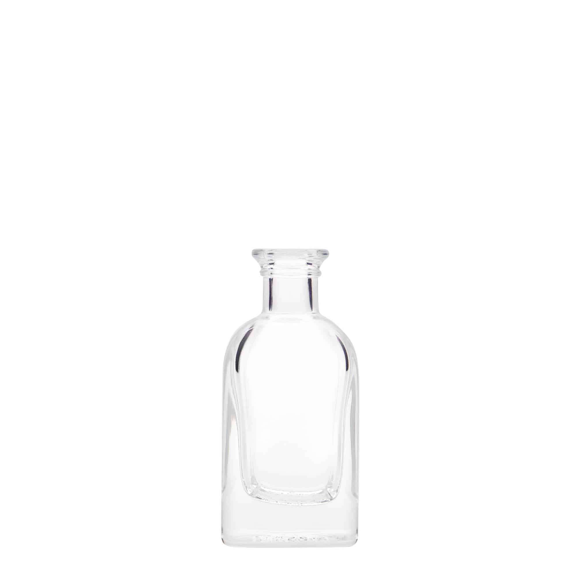 40 ml lasipullo Apotheker Carré, neliö, suuaukko: korkki