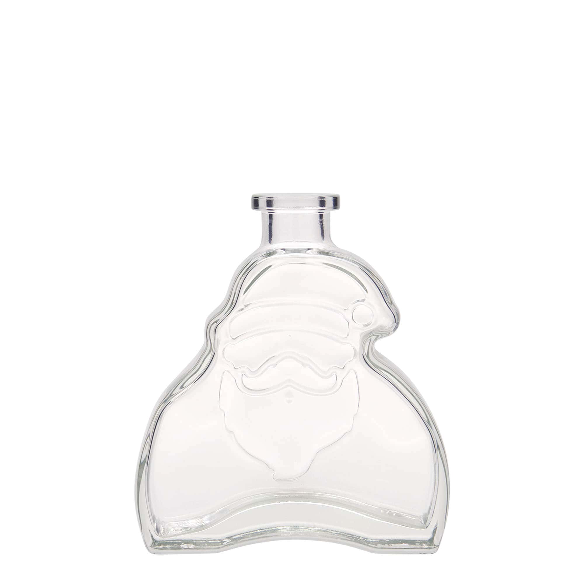 200 ml lasipullo 'Santa Claus', suu: korkki 200 ml lasipullo 'Santa Claus', suu: korkki