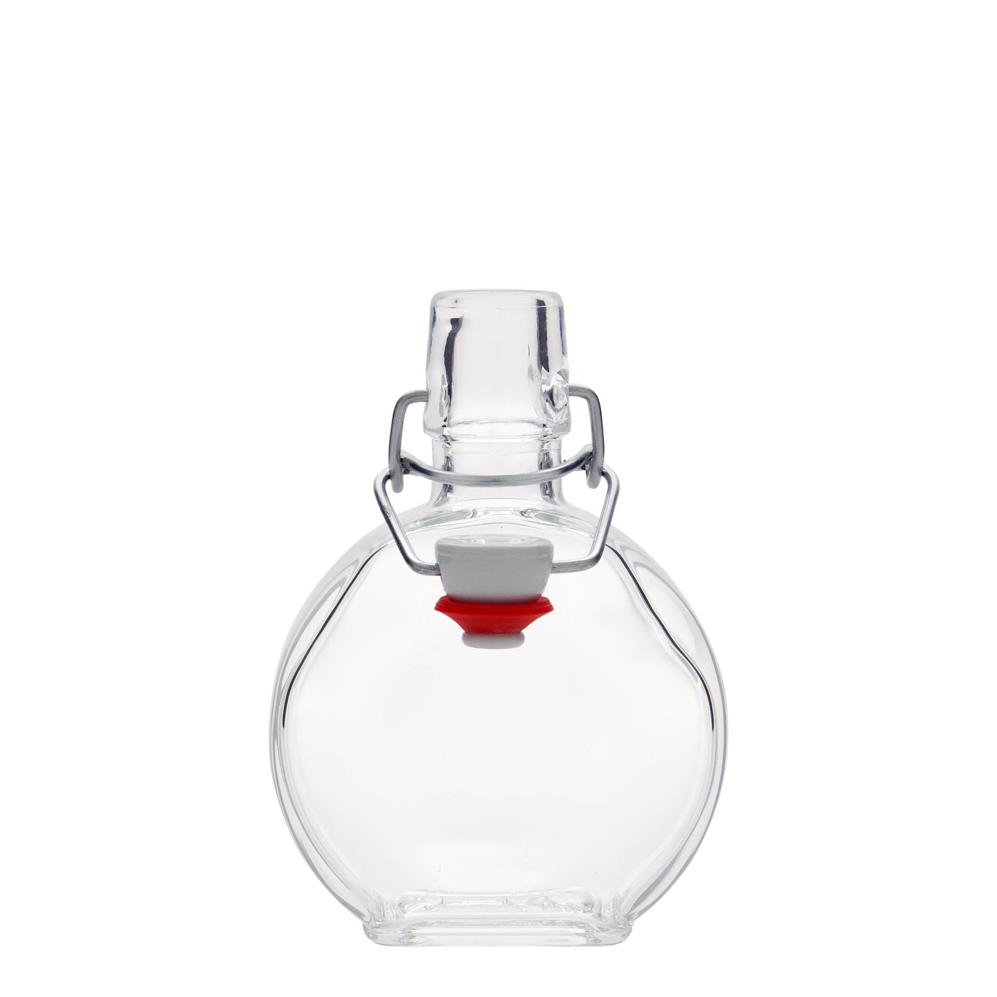200 ml lasipullo ”Sensatione”, suorakulmainen, suuaukko: lukittava kansi