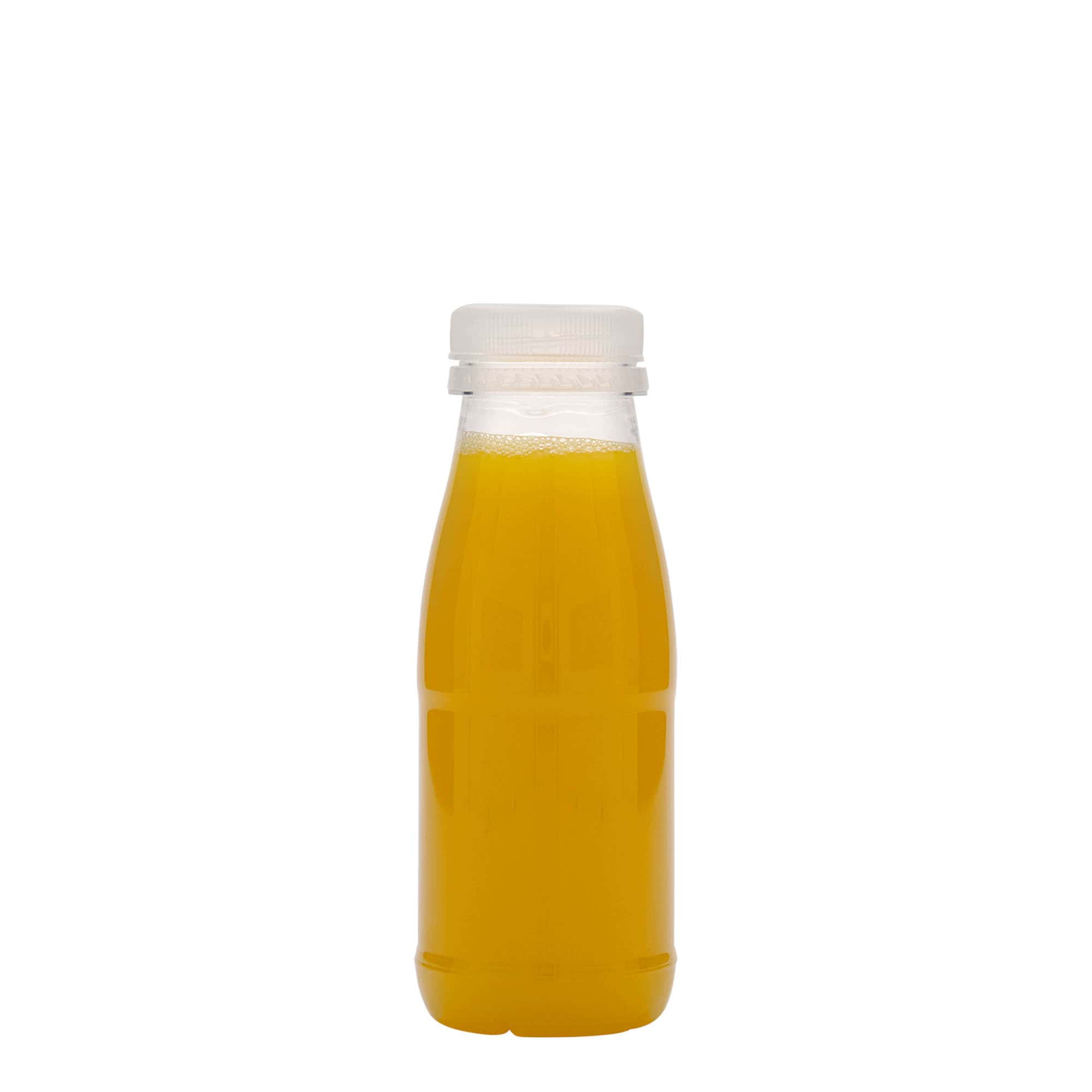 250 ml PET-pullo ”Maito ja mehu”, muovia, suuaukko: 38 mm
