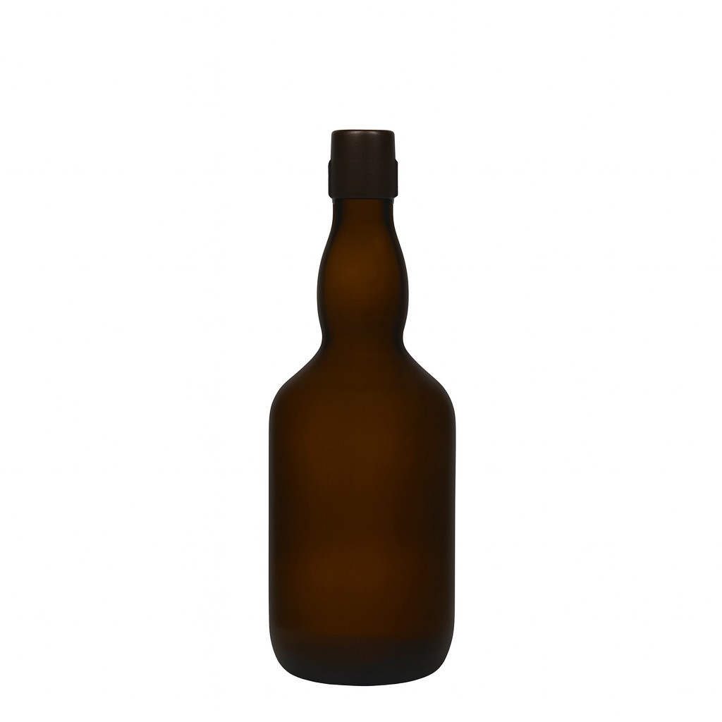 500 ml olutpullo kurkkukaulalla, lasia, antiikkivihreä, suukappale: lukitusmekanismi 500 ml olutpullo kurkkukaulalla, lasia, antiikkivihreä, suukappale: lukitusmekanismi