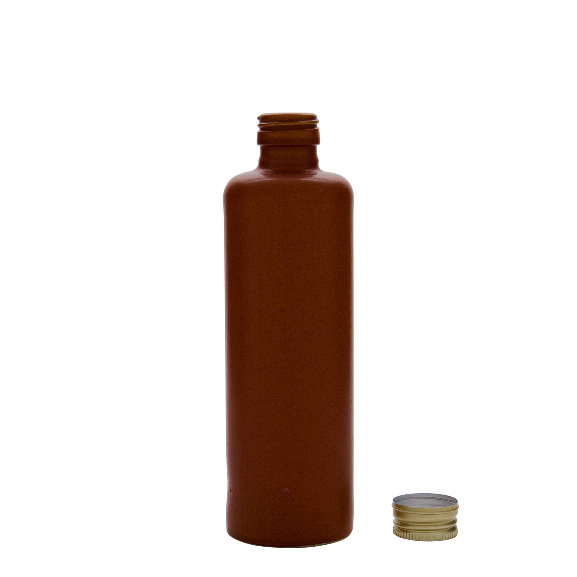 350 ml saviruukku, kivitavara, punaruskea, suuaukko: PP 31,5