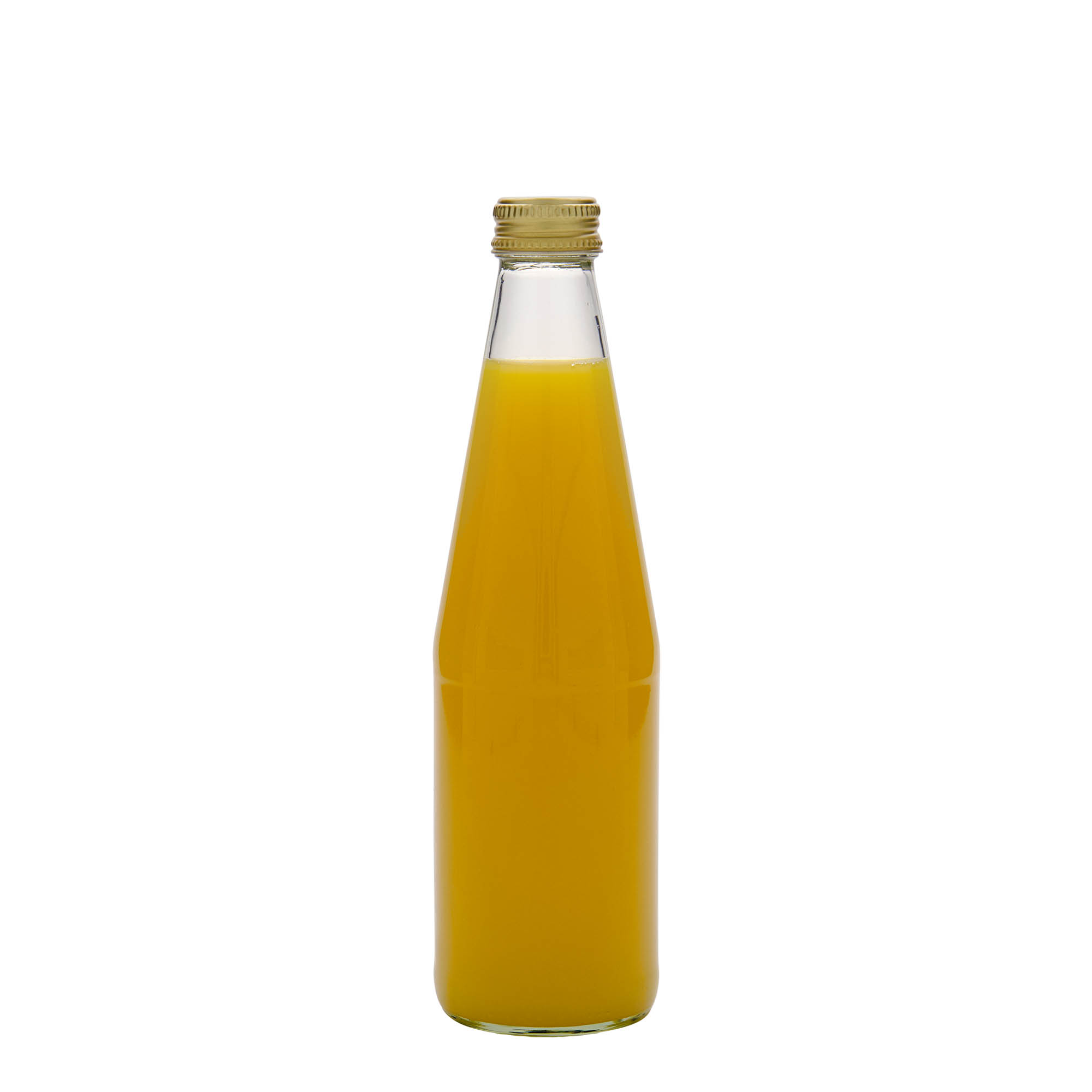 330 ml universaalipullo porkkananmuotoinen, lasia, suuaukko: PP 28 330 ml universaalipullo porkkananmuotoinen, lasia, suuaukko: PP 28