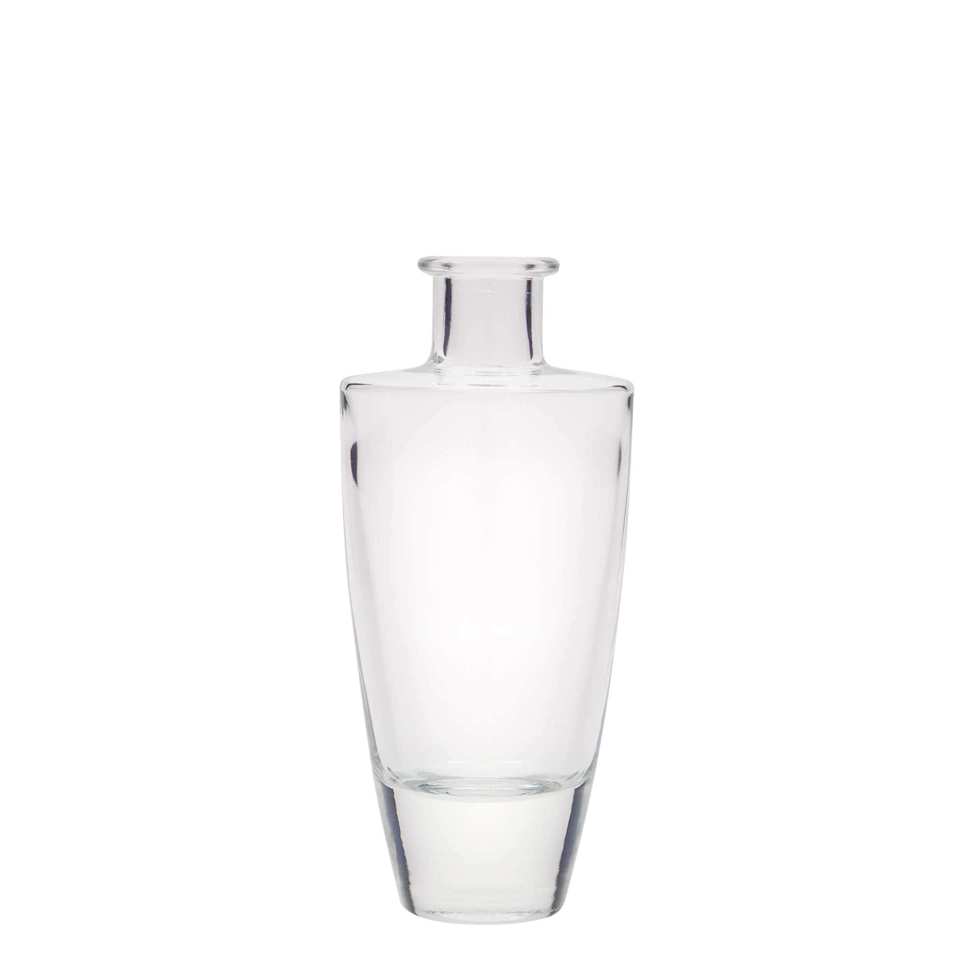 200 ml lasipullo 'Vanessa', soikea, suu: korkki