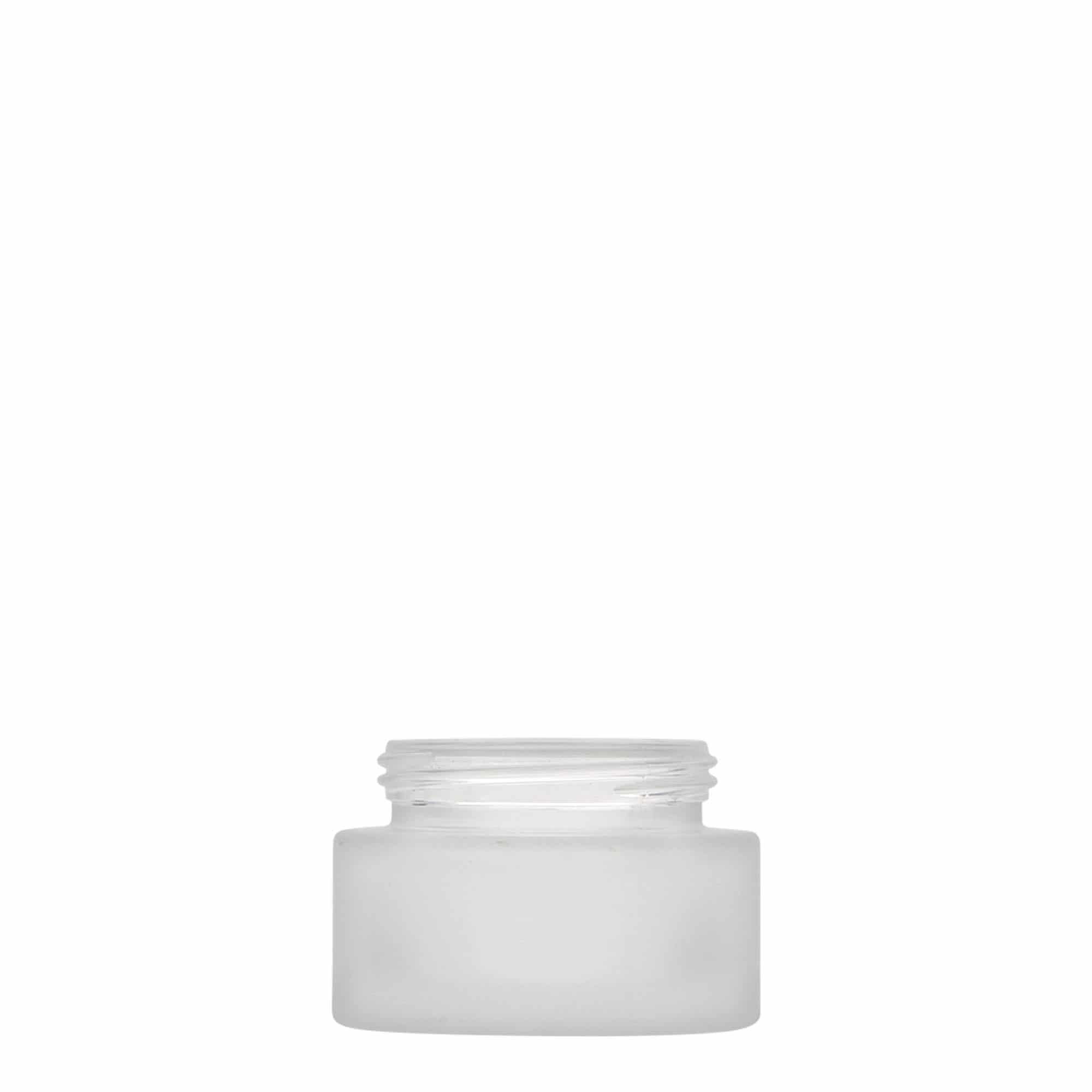 30 ml purkki 'Platin Edition', lasia, huurrettu, suuaukko: ruuvikorkki