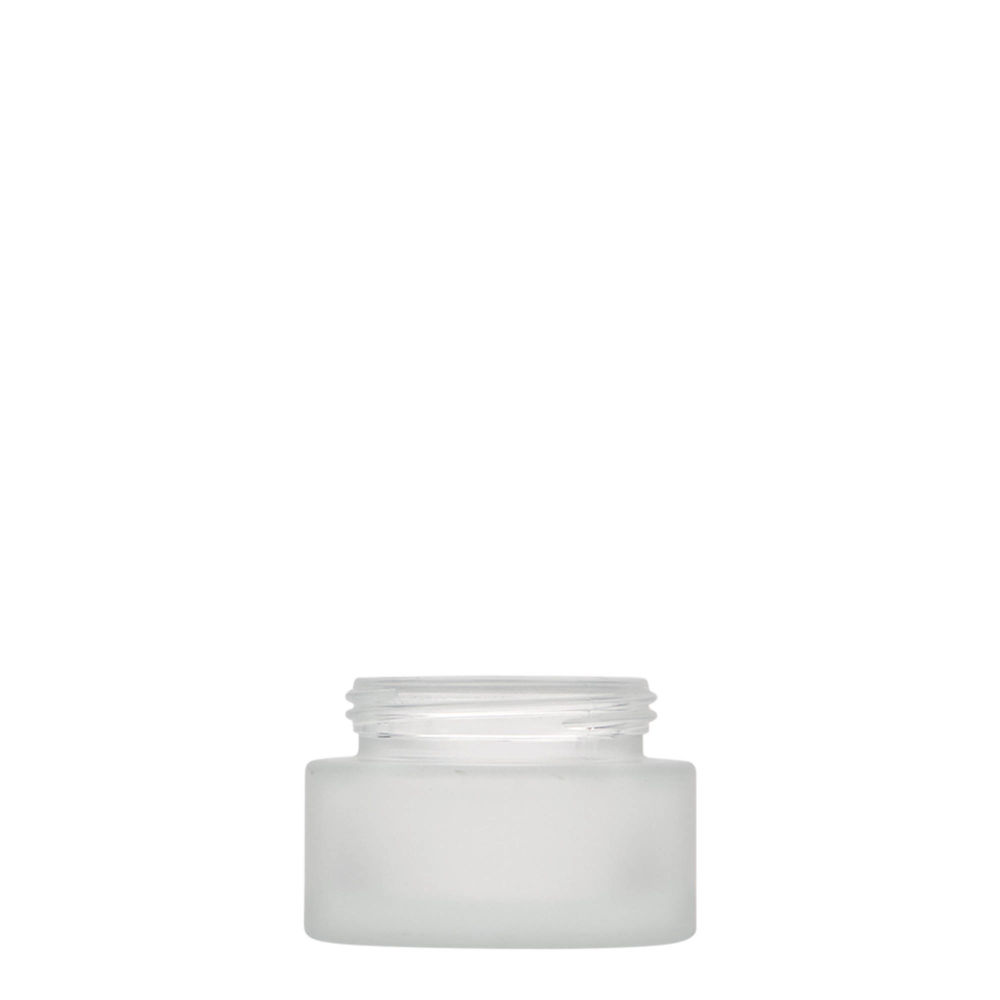 30 ml purkki 'Platin Edition', lasia, huurrettu, suuaukko: ruuvikorkki 30 ml purkki 'Platin Edition', lasia, huurrettu, suuaukko: ruuvikorkki