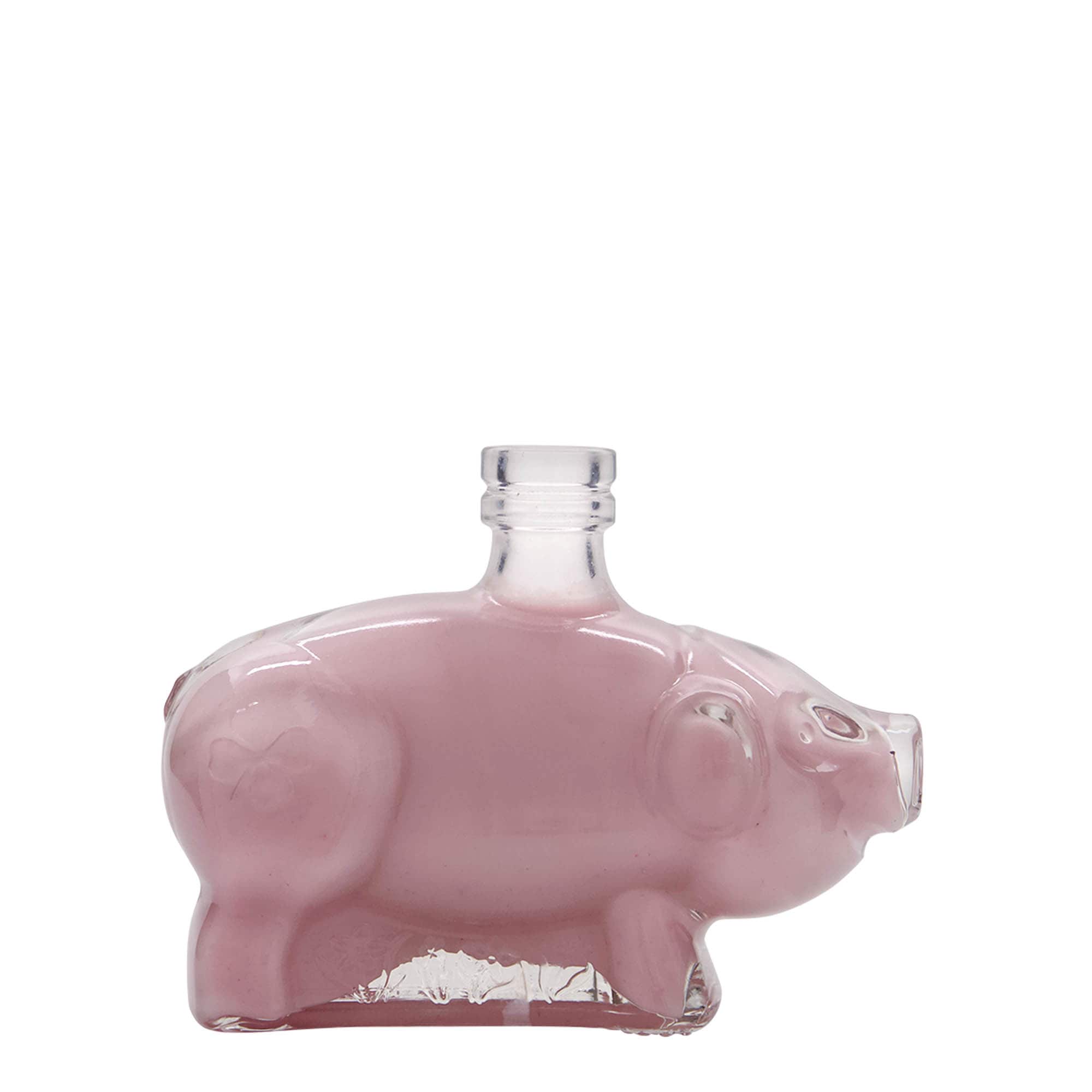 200 ml lasipullo ”Onnenpossu”, suuaukko: korkki