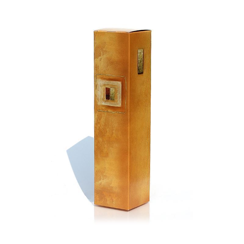 Lahjalaatikko 'Impuls', suorakaiteen muotoinen, pahvia, savi