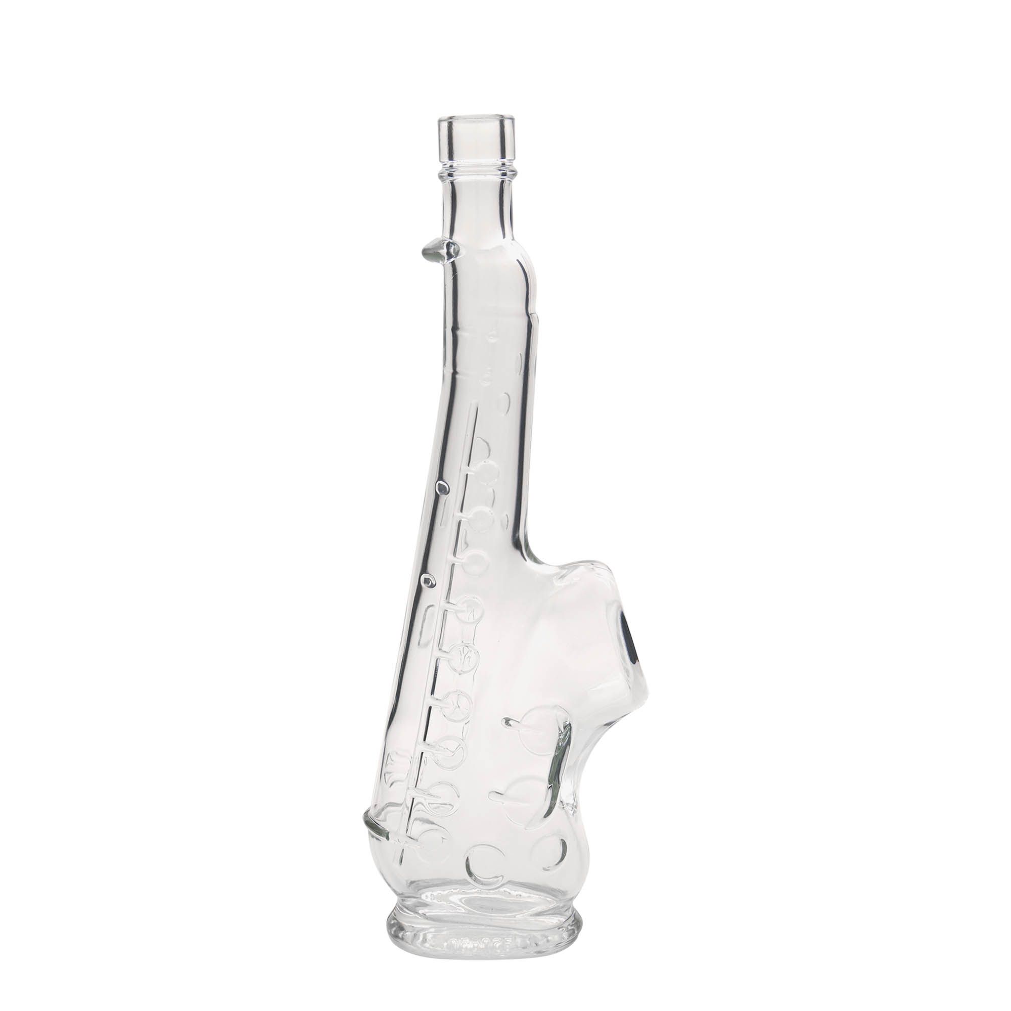 500 ml lasipullo 'Saksofoni', suuaukko: korkki