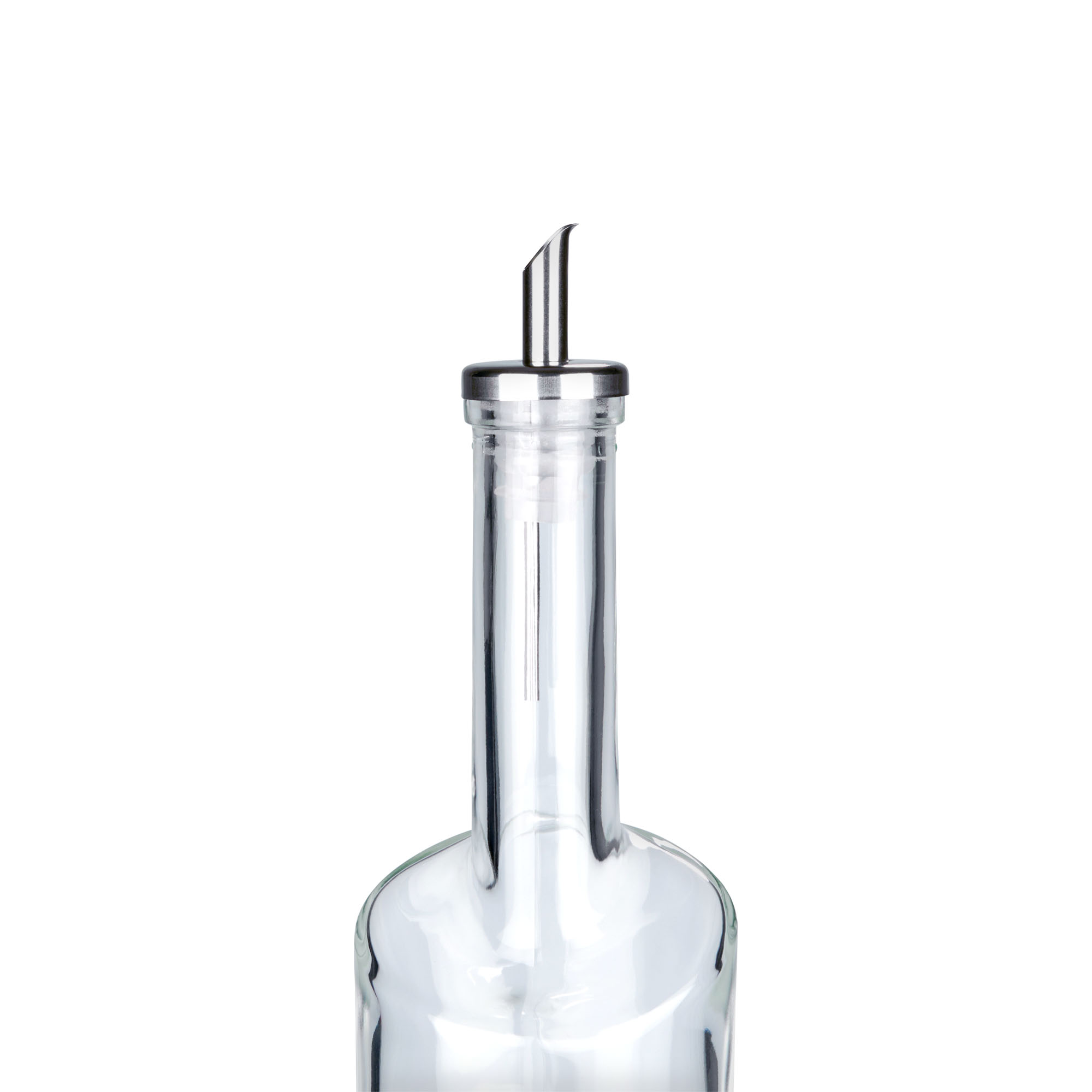 Kaatonokka Inox öljylle, ruostumaton teräs, hopea