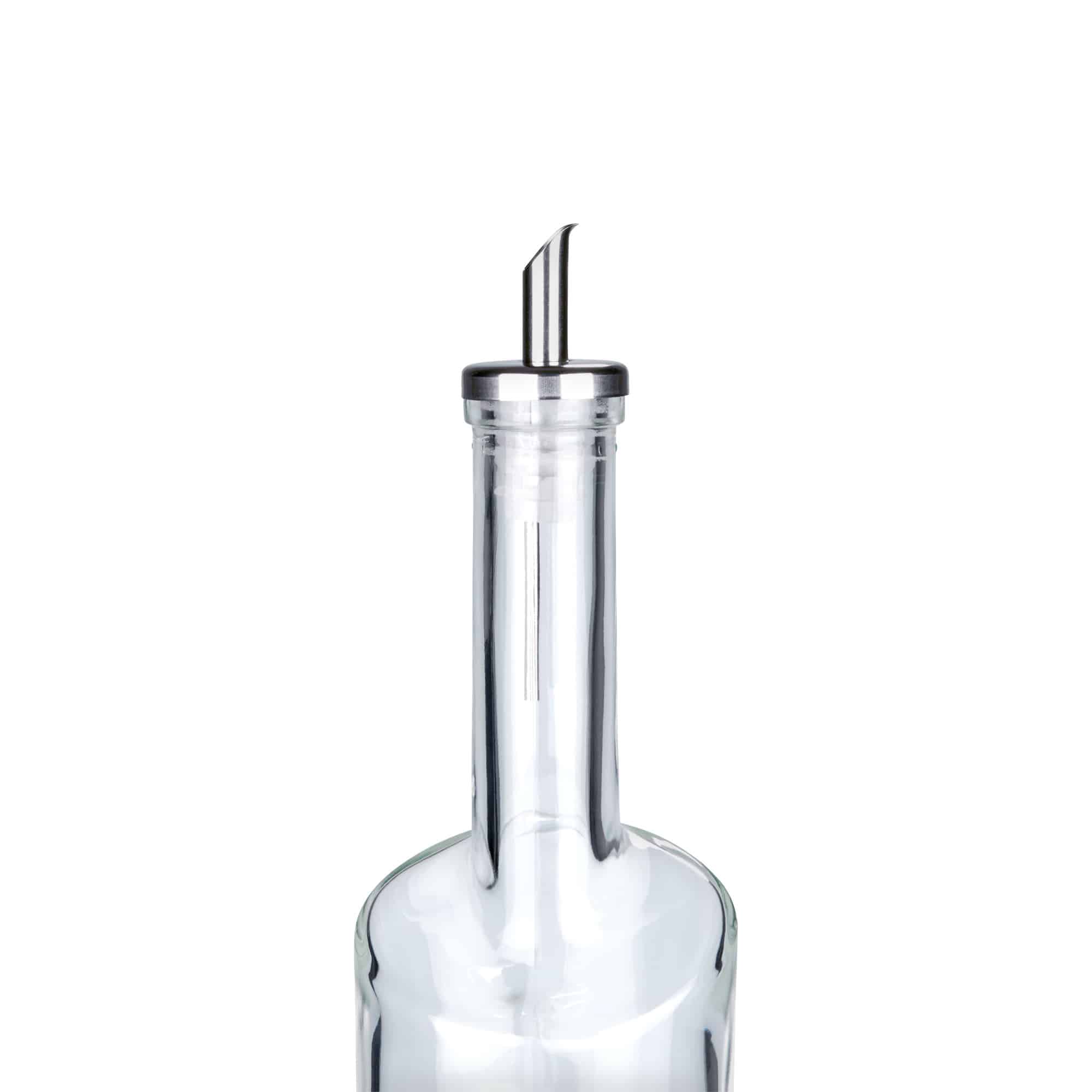 Kaatonokka Inox öljylle, ruostumaton teräs, hopea