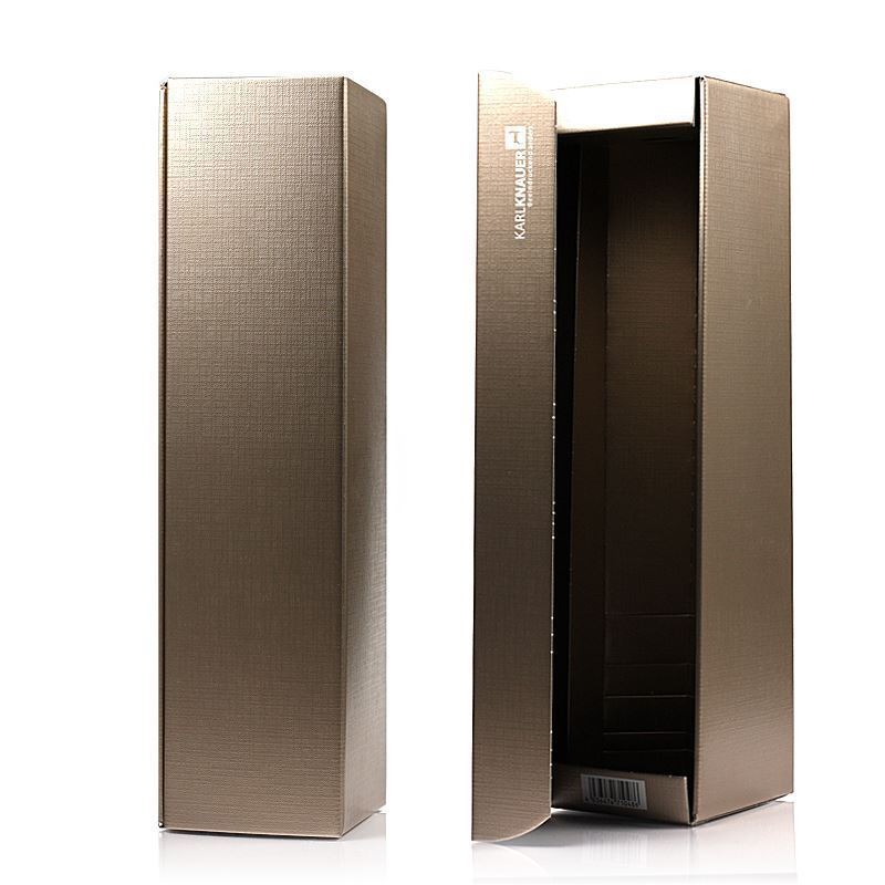 Lahjapakkaus 'Metallic', suorakulmainen, pahvia, samppanja Lahjapakkaus 'Metallic', suorakulmainen, pahvia, samppanja