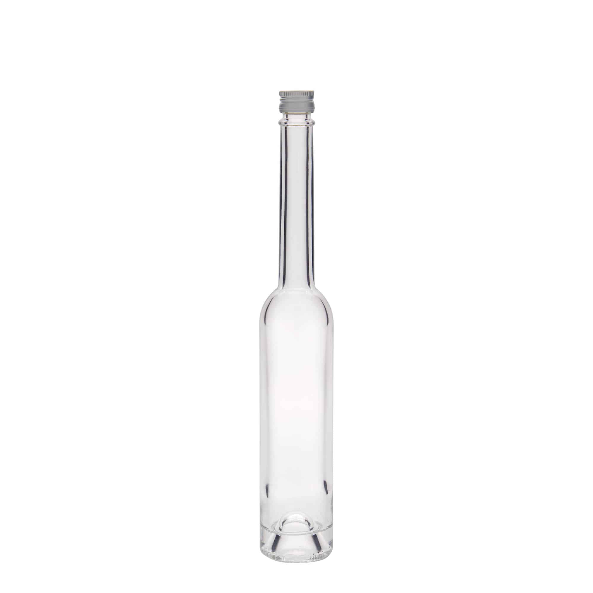 100 ml lasipullo 'Platina', suuaukko: PP 18