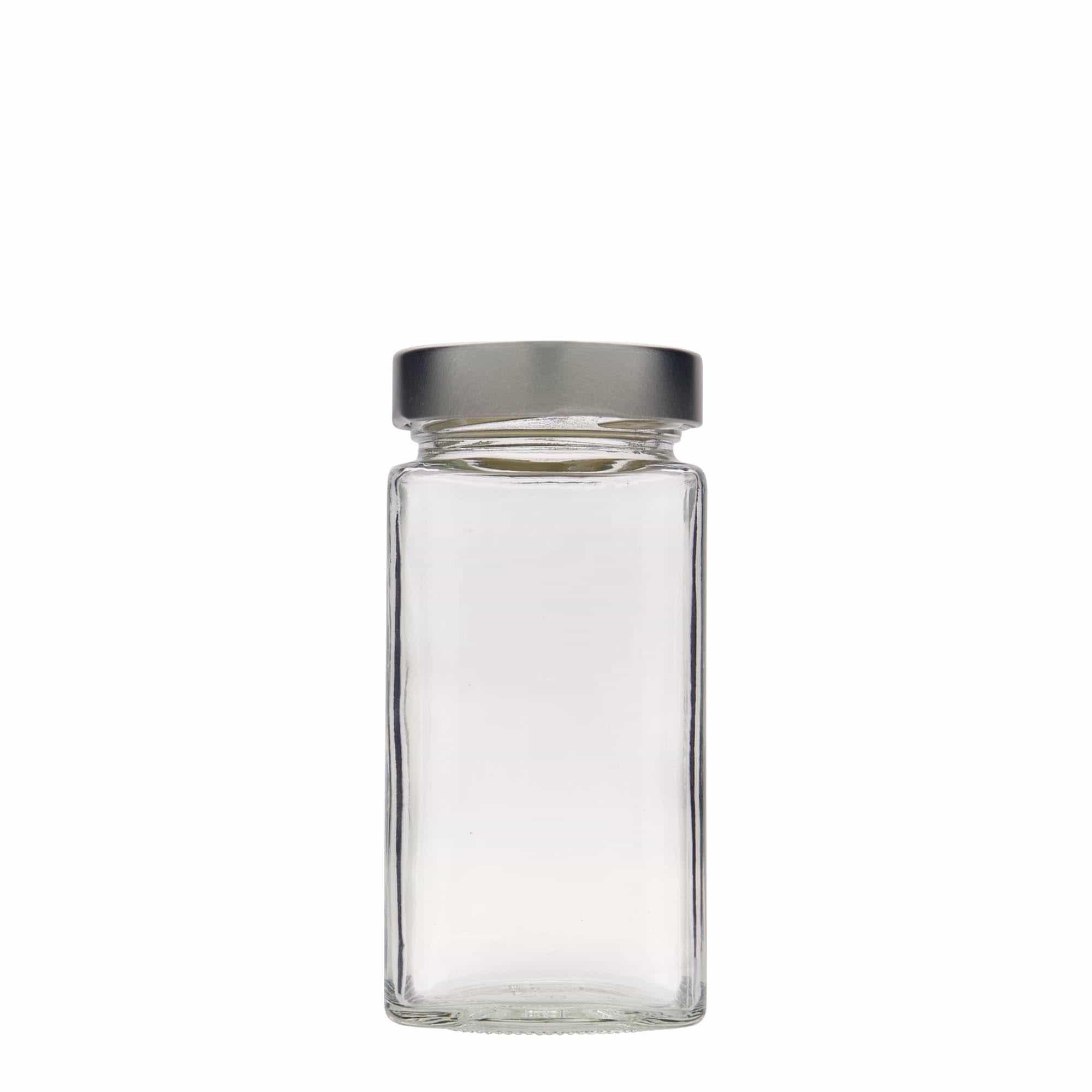 314 ml nelikulm. lasi 'Funny', suu: Deep-Twist-Off (DTO 58)