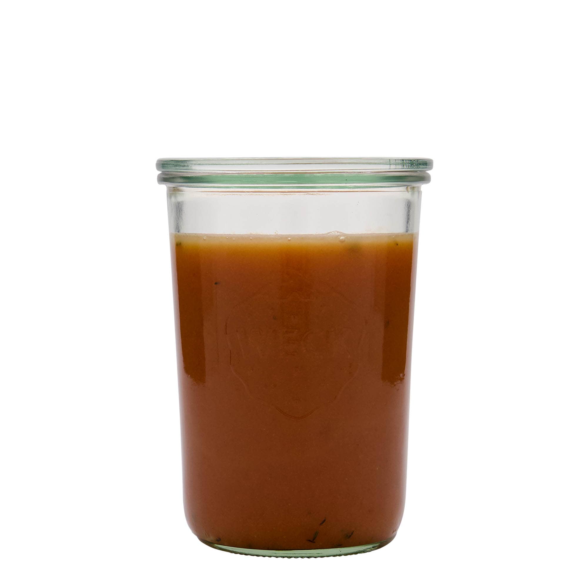 850 ml WECK-kaatopurkki, suuaukko: pyöreä reuna