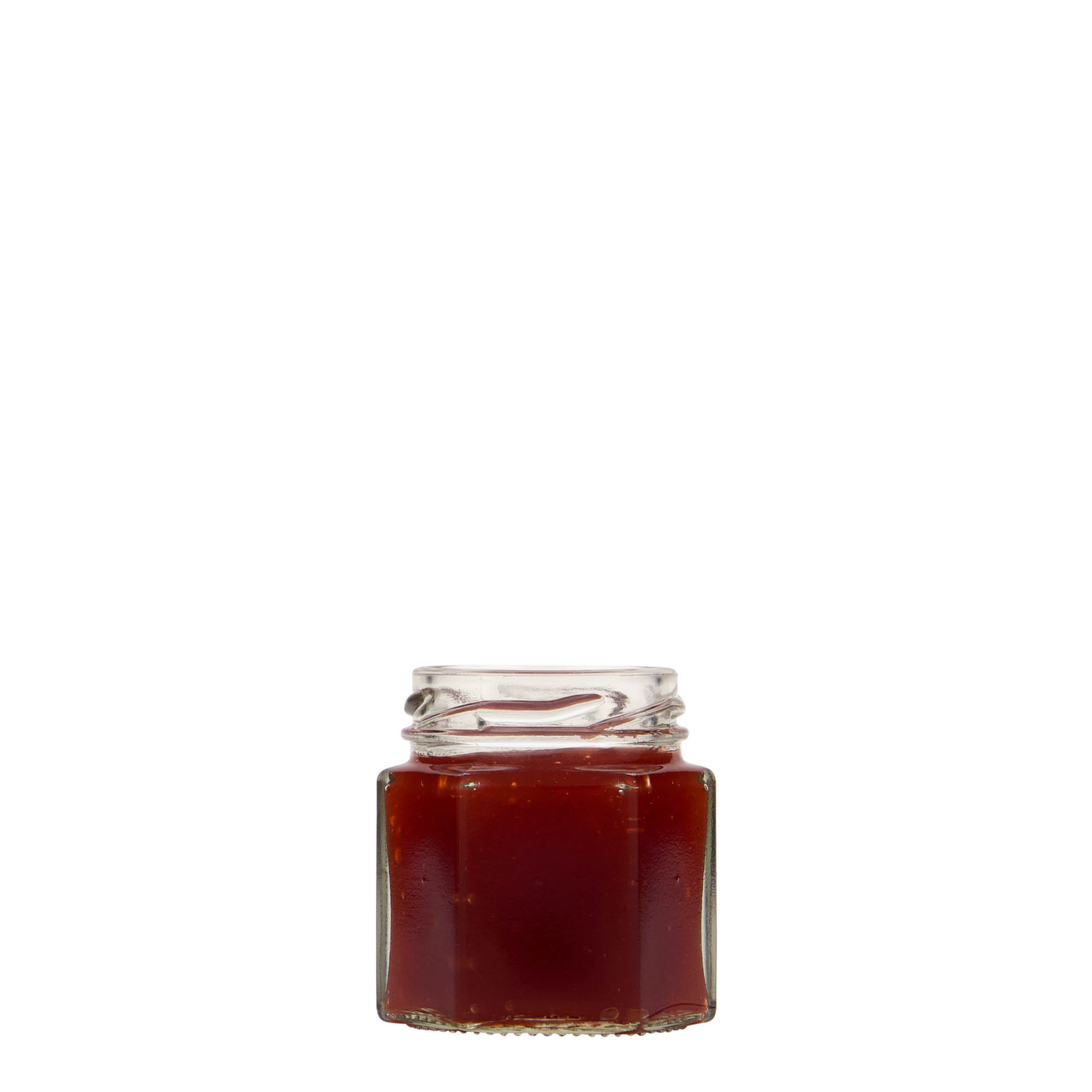 47 ml kuusikulmainen lasi, suuaukko: Twist-Off (TO 43)