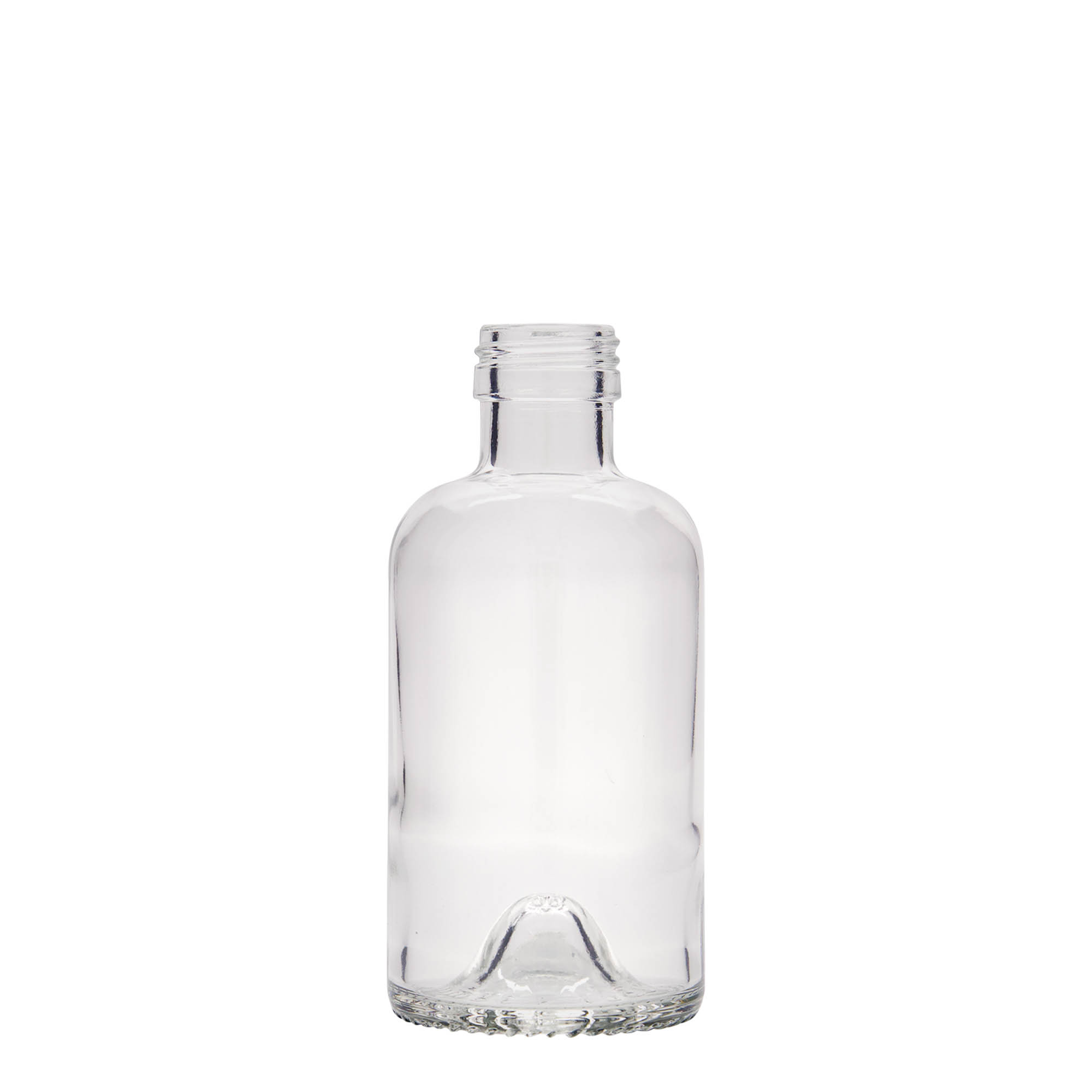 250 ml lasipullo apteekkarille, suuaukko: PP 31,5