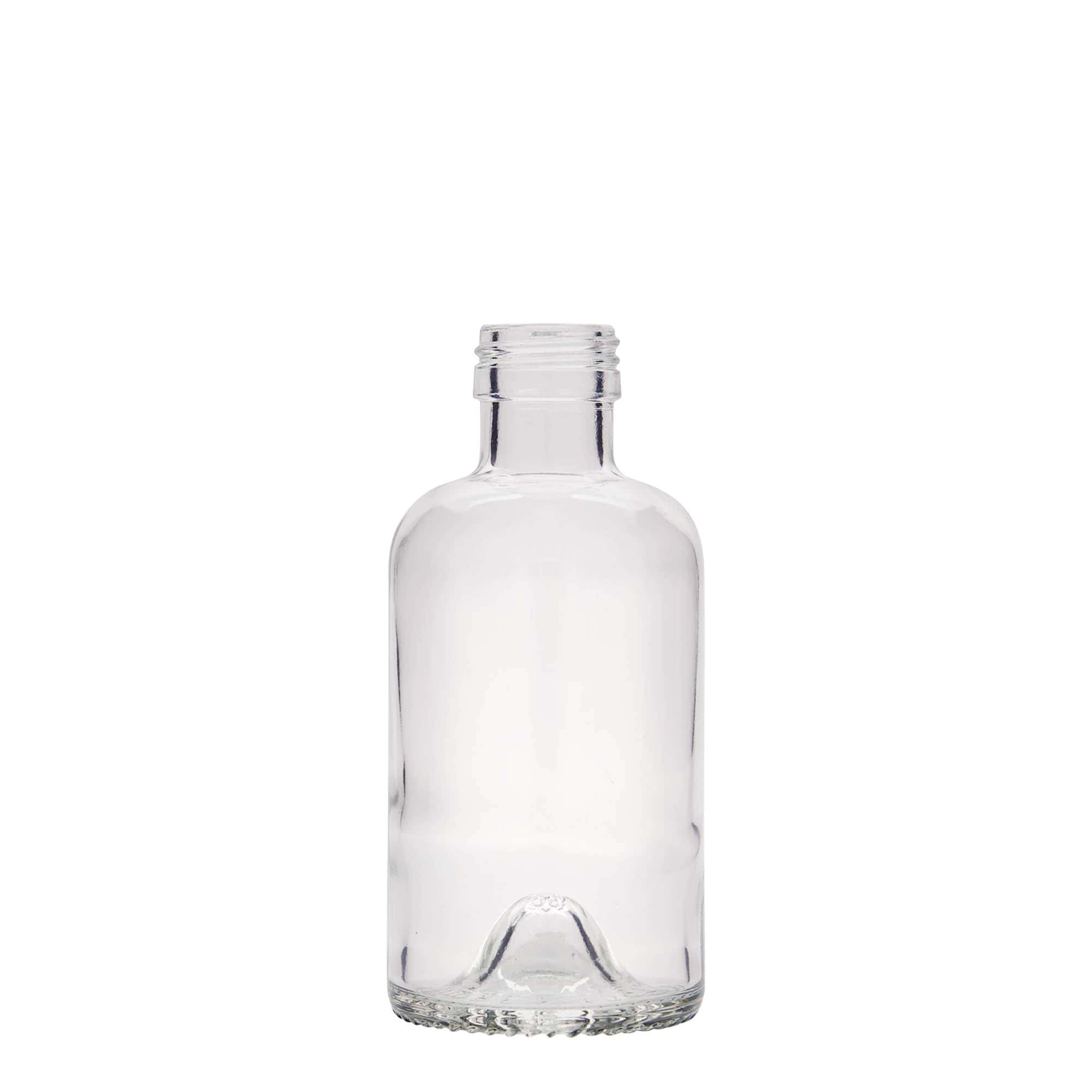 250 ml lasipullo apteekkarille, suuaukko: PP 31,5