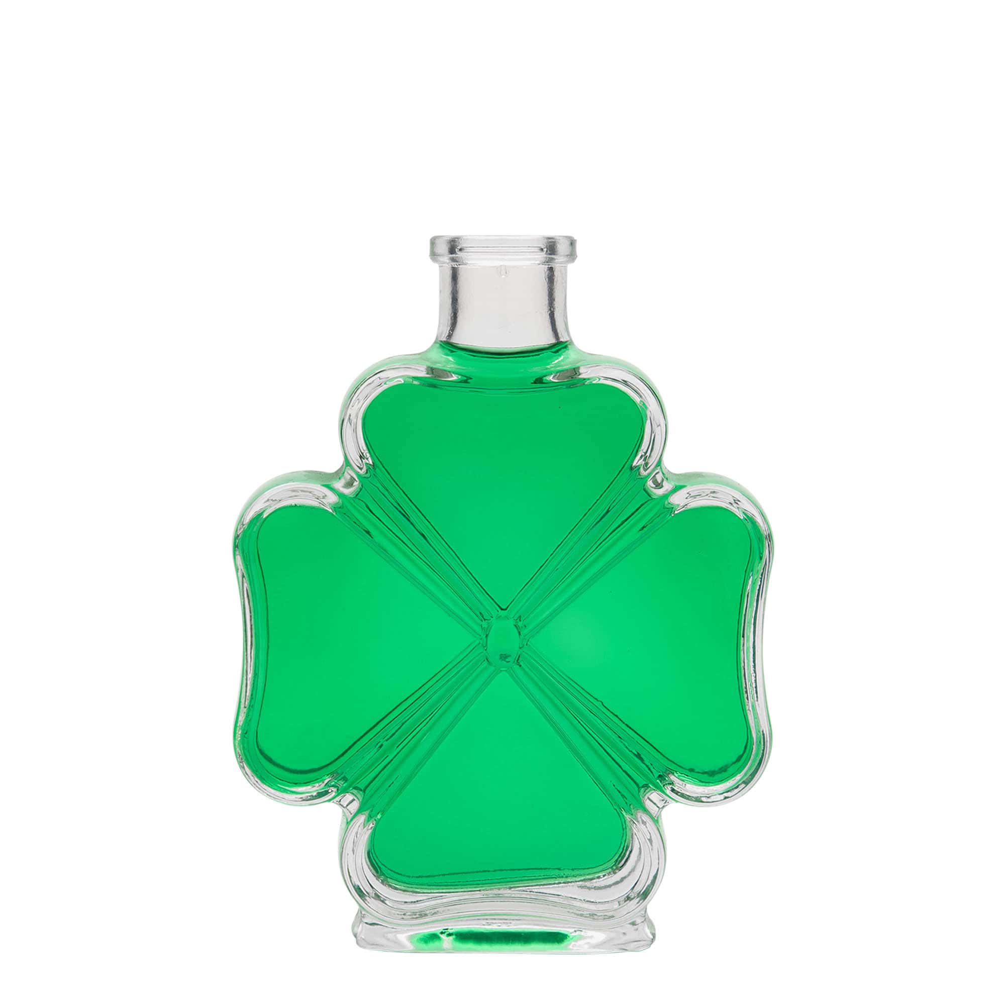 200 ml lasipullo 'Neliapila', suu: korkki